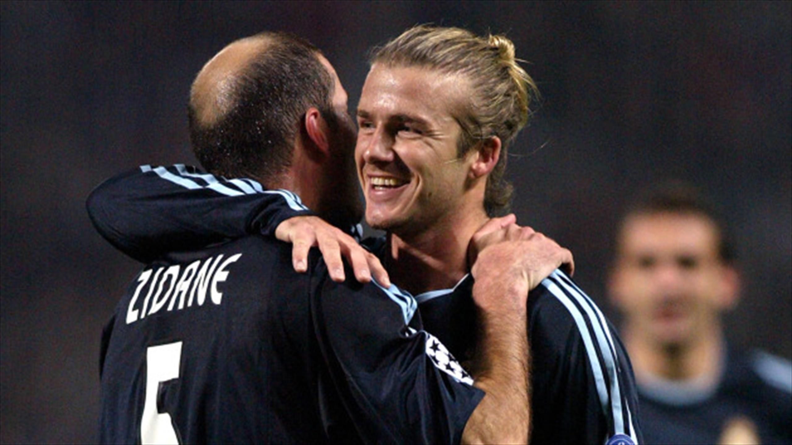 Zinedine Zidane: Cristiano Ronaldo and David Beckham in agreement