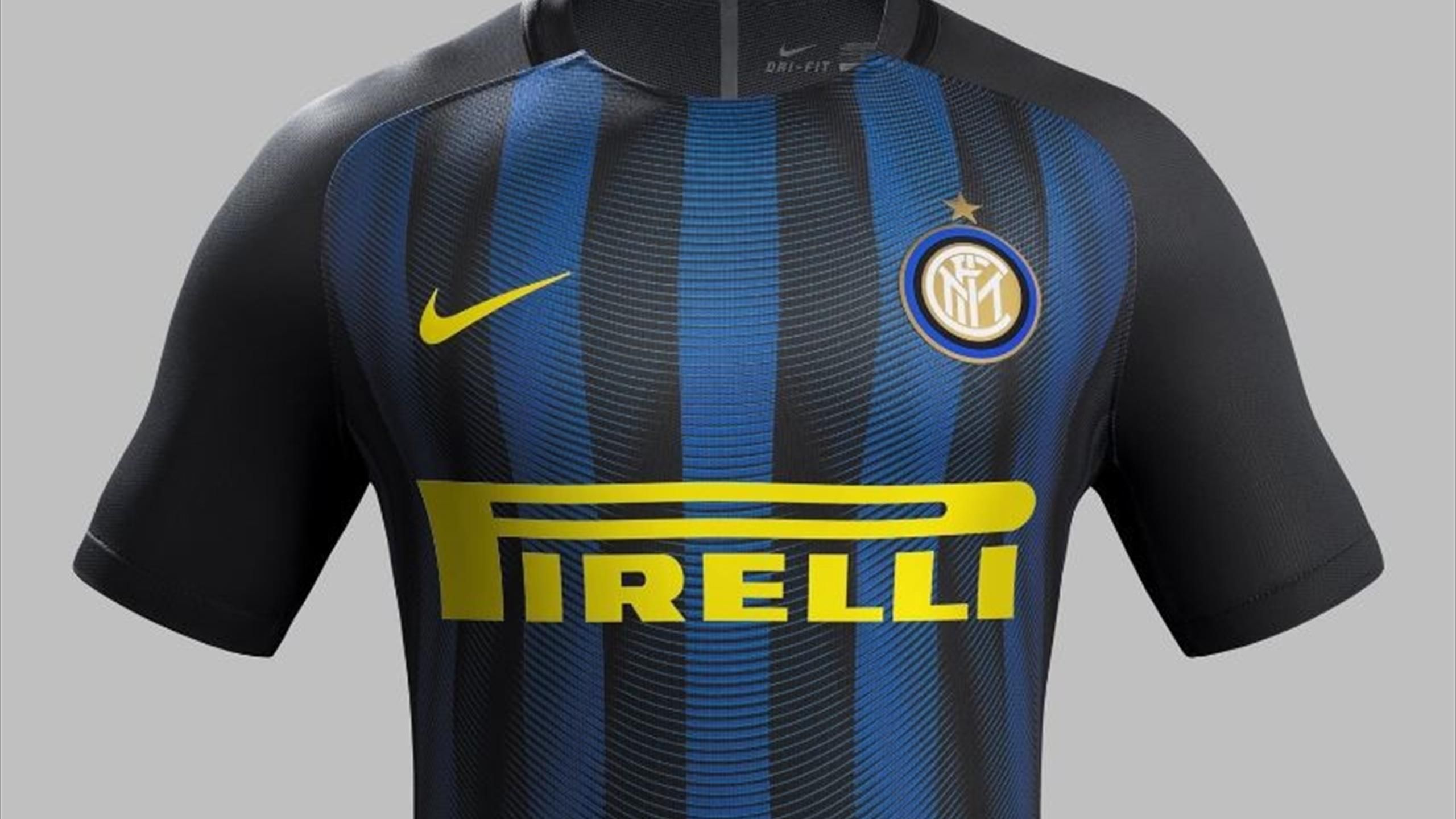 Inter: le nuove maglie per la stagione 2016/17. Mistero su quelle  d'allenamento, scompare Pirelli - Eurosport