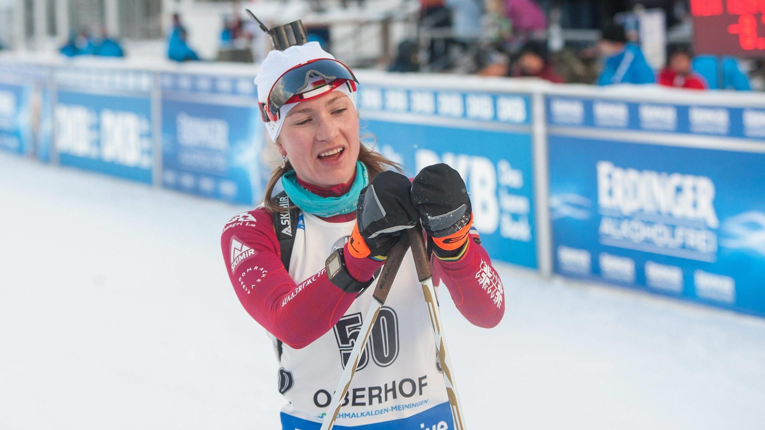 Darya Domracheva shows off Olympic credentials with sprint biathlon victory 
