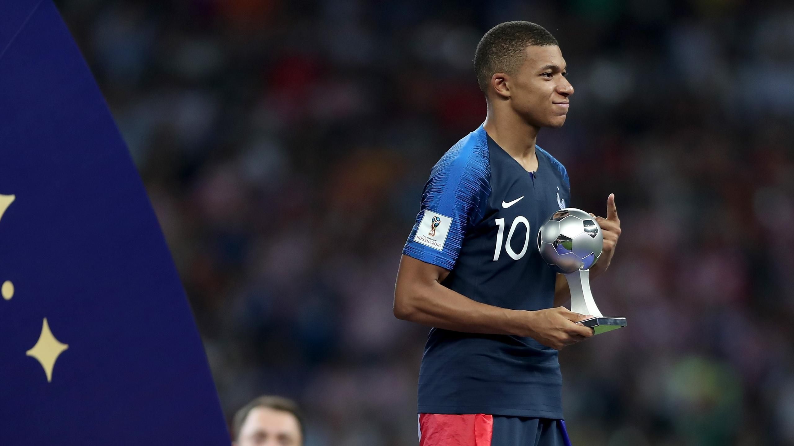 mbappe 2018 world cup jersey