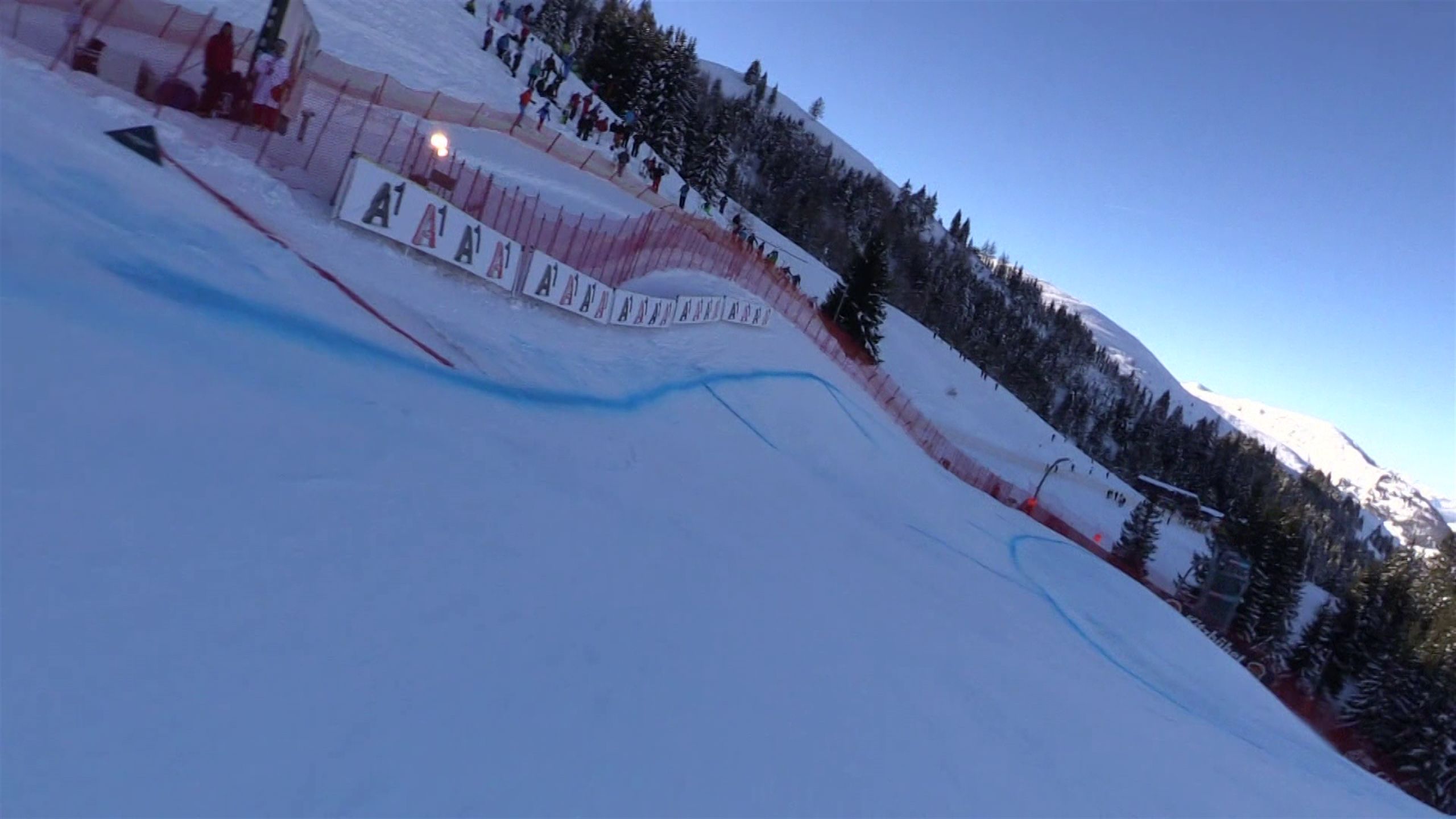 La Streif comme si vous étiez, en caméra embarquée - Vidéo Ski alpin -  Eurosport