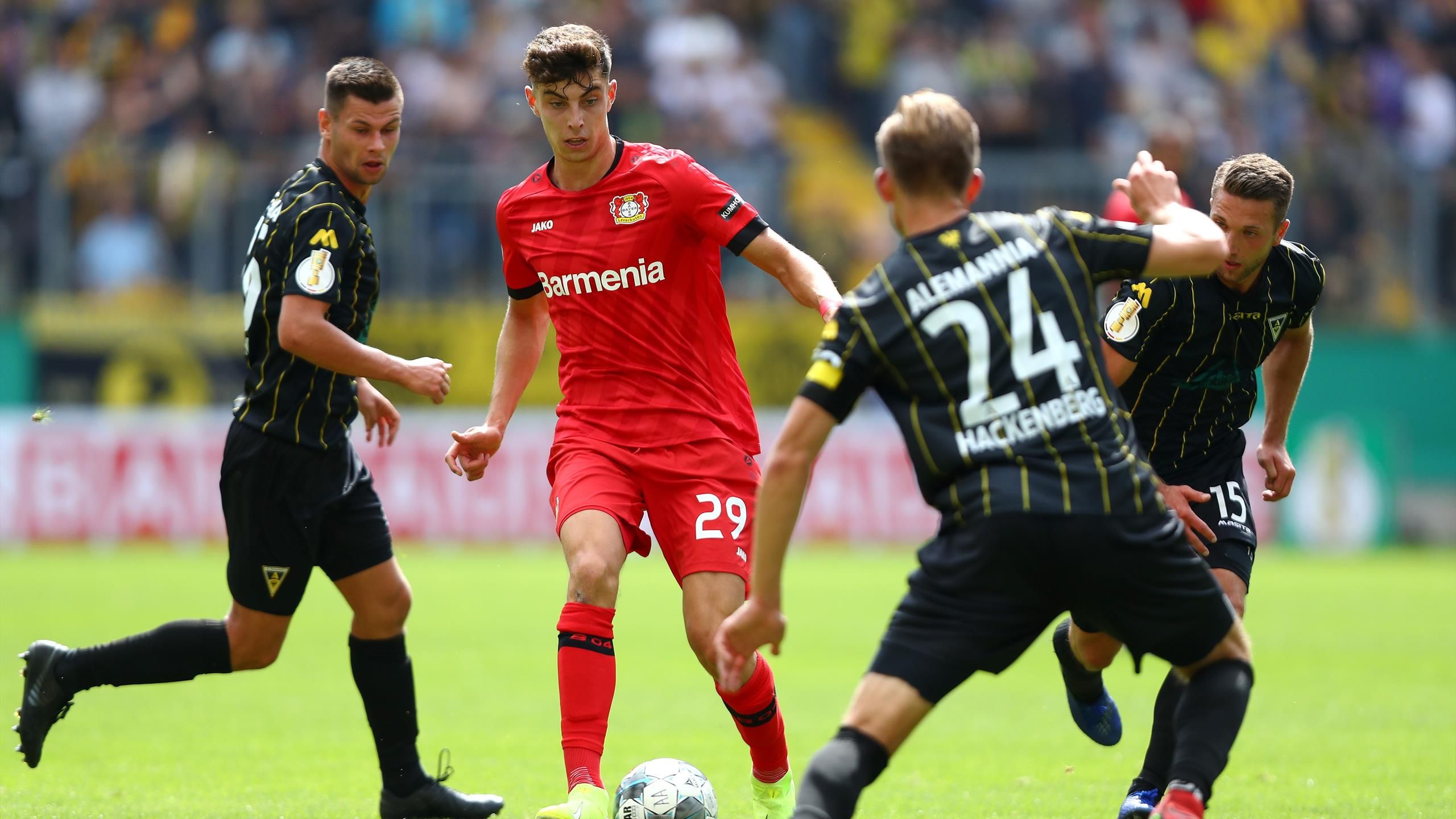 Bayer Leverkusens Kai Havertz warnt nach mühsamem Sieg gegen Aachen