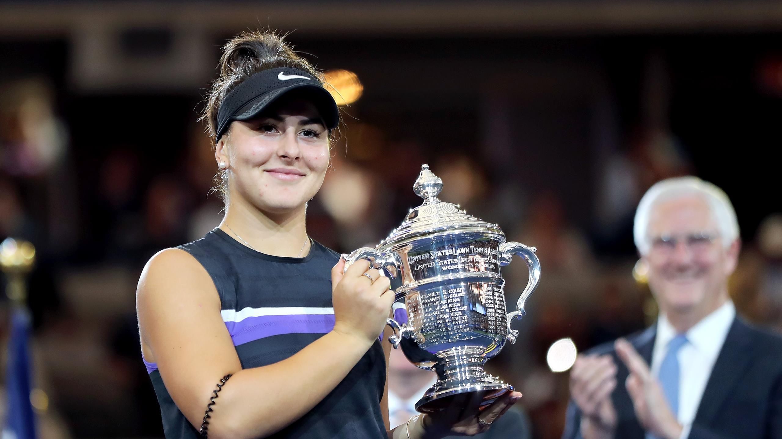 Andreescu happy to earn first main draw win at Wimbledon