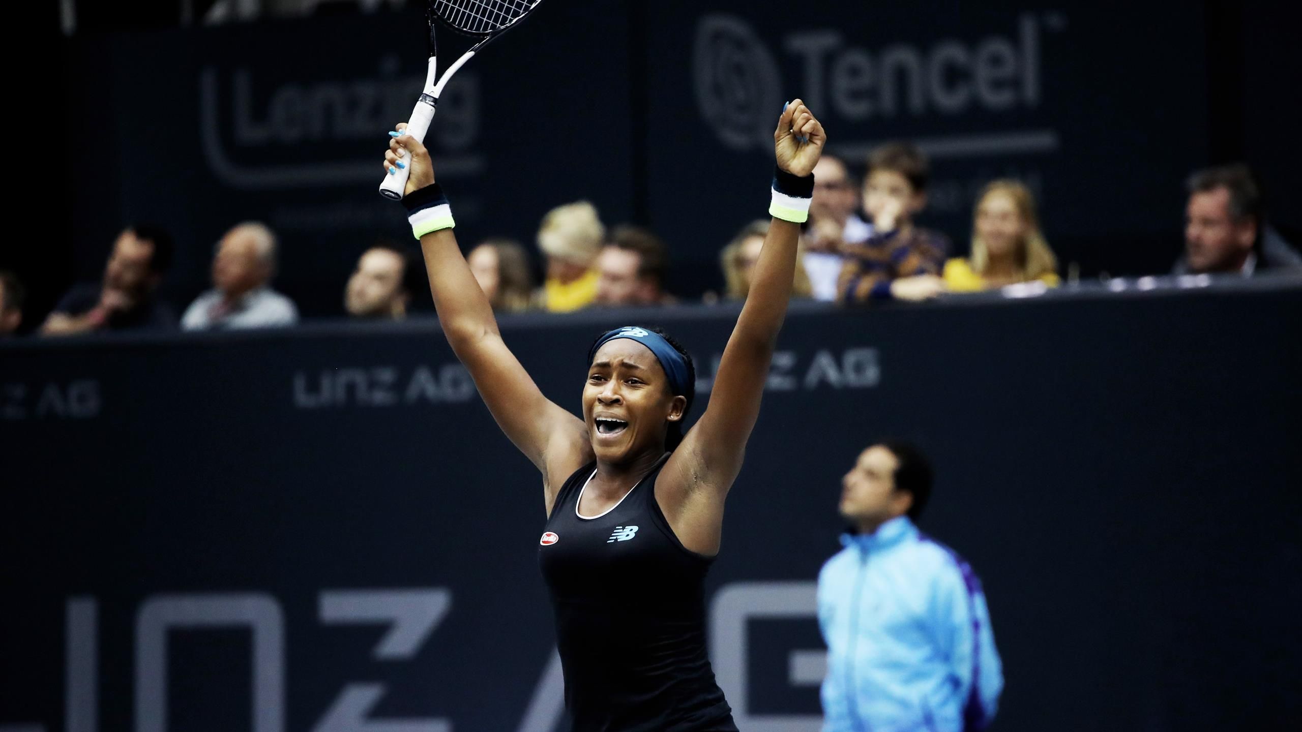 Tennis news - 15-year-old Coco Gauff wins first WTA Tour title with victory over Ostapenko in Linz