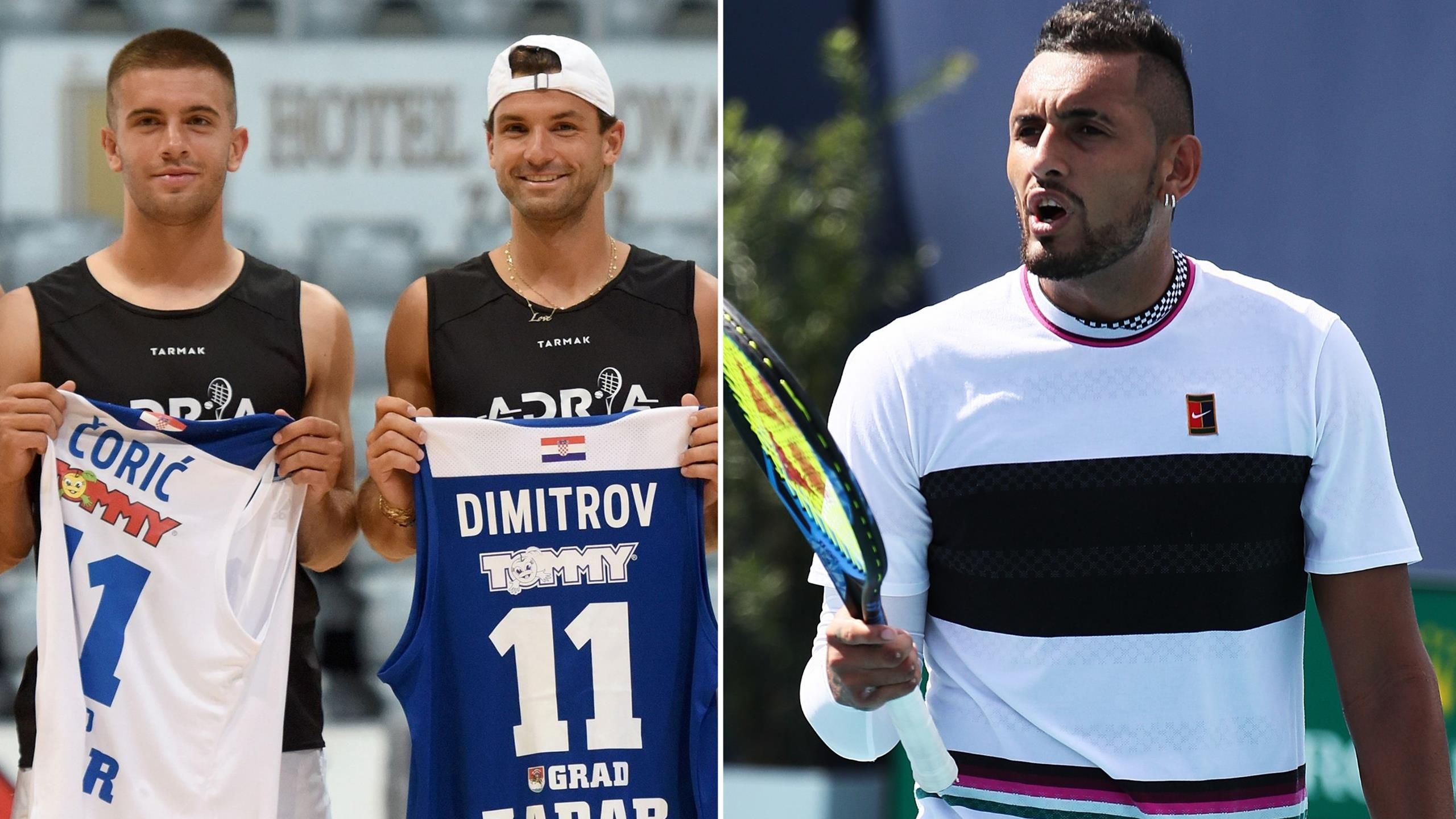 Nick Kyrgios hits back at Borna Coric on Adria Tour - Do you have rocks in your head?