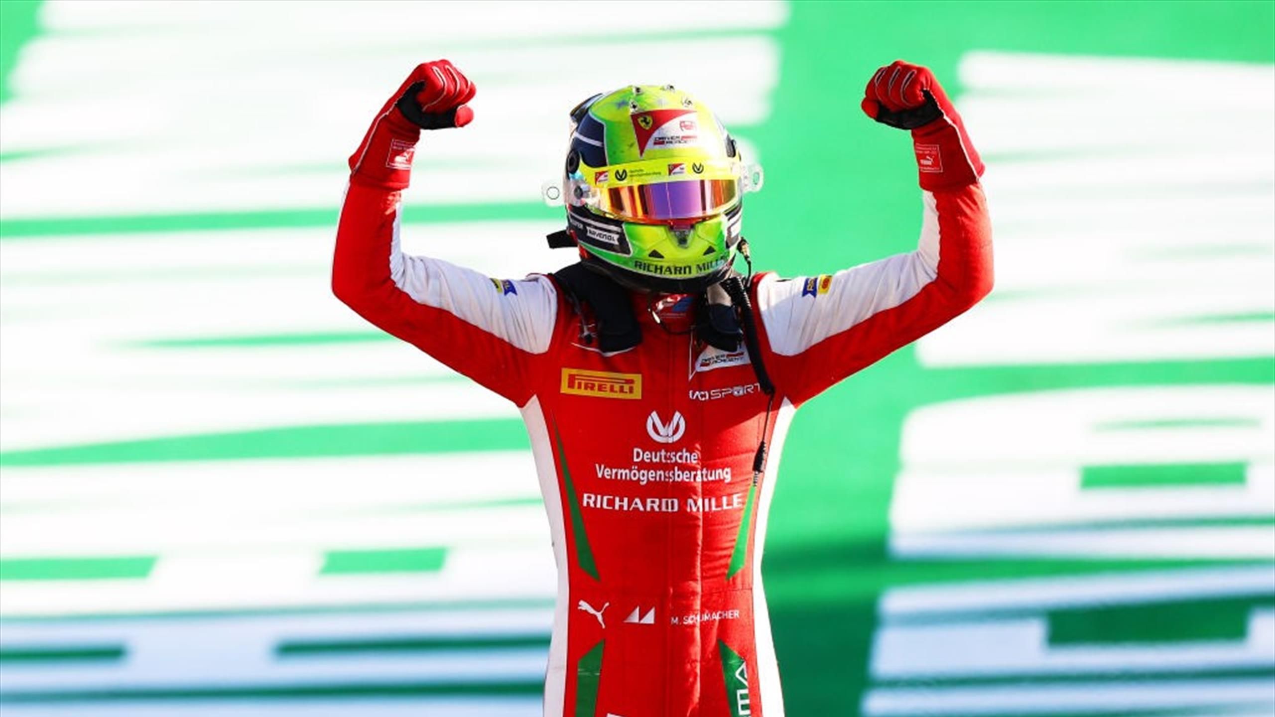 Mick Schumacher wins in F2 in 'ray of sunshine' for Ferrari at