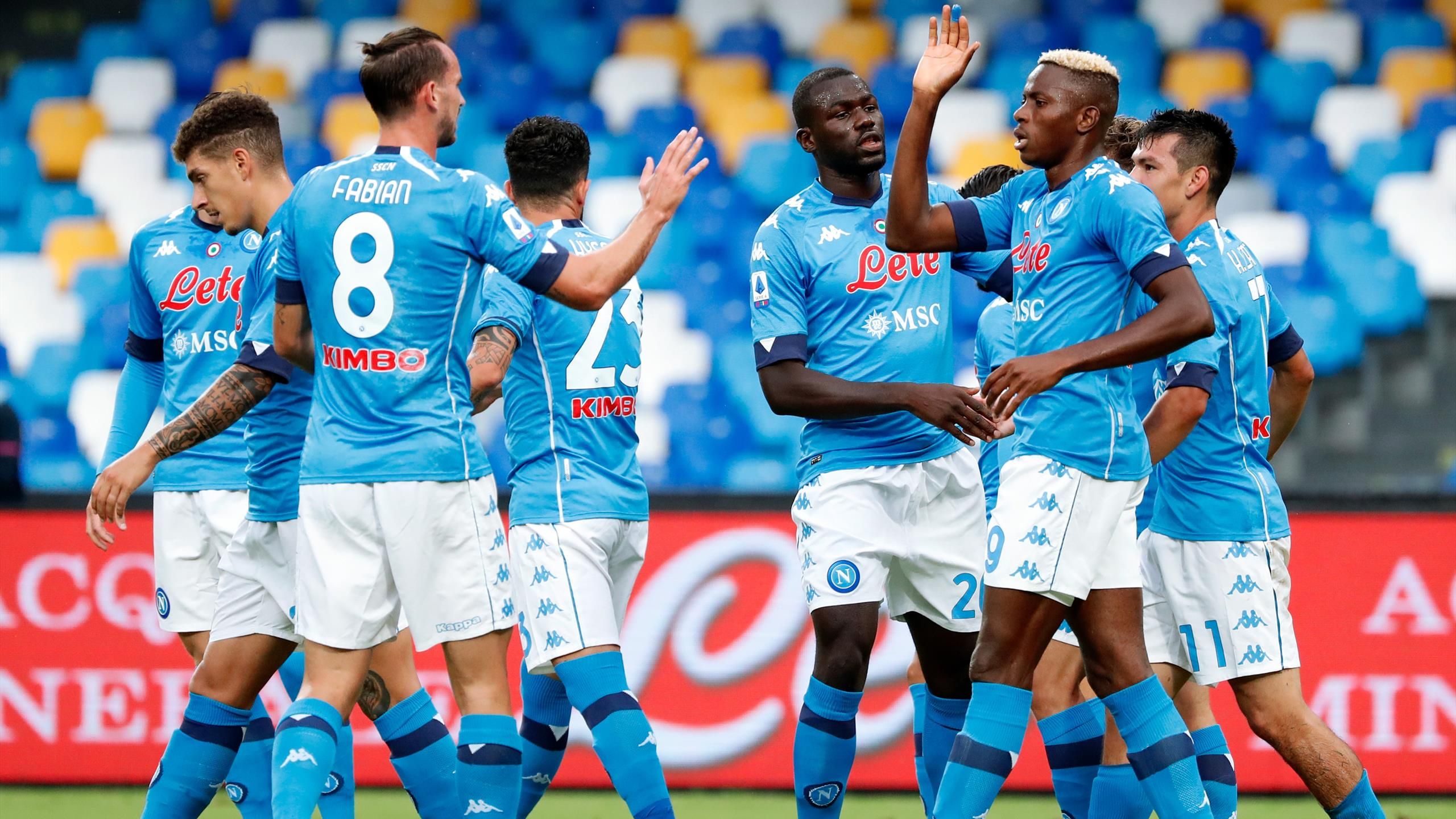 Napoli say team is free from Covid-19 after Genoa revealed 14 positive results