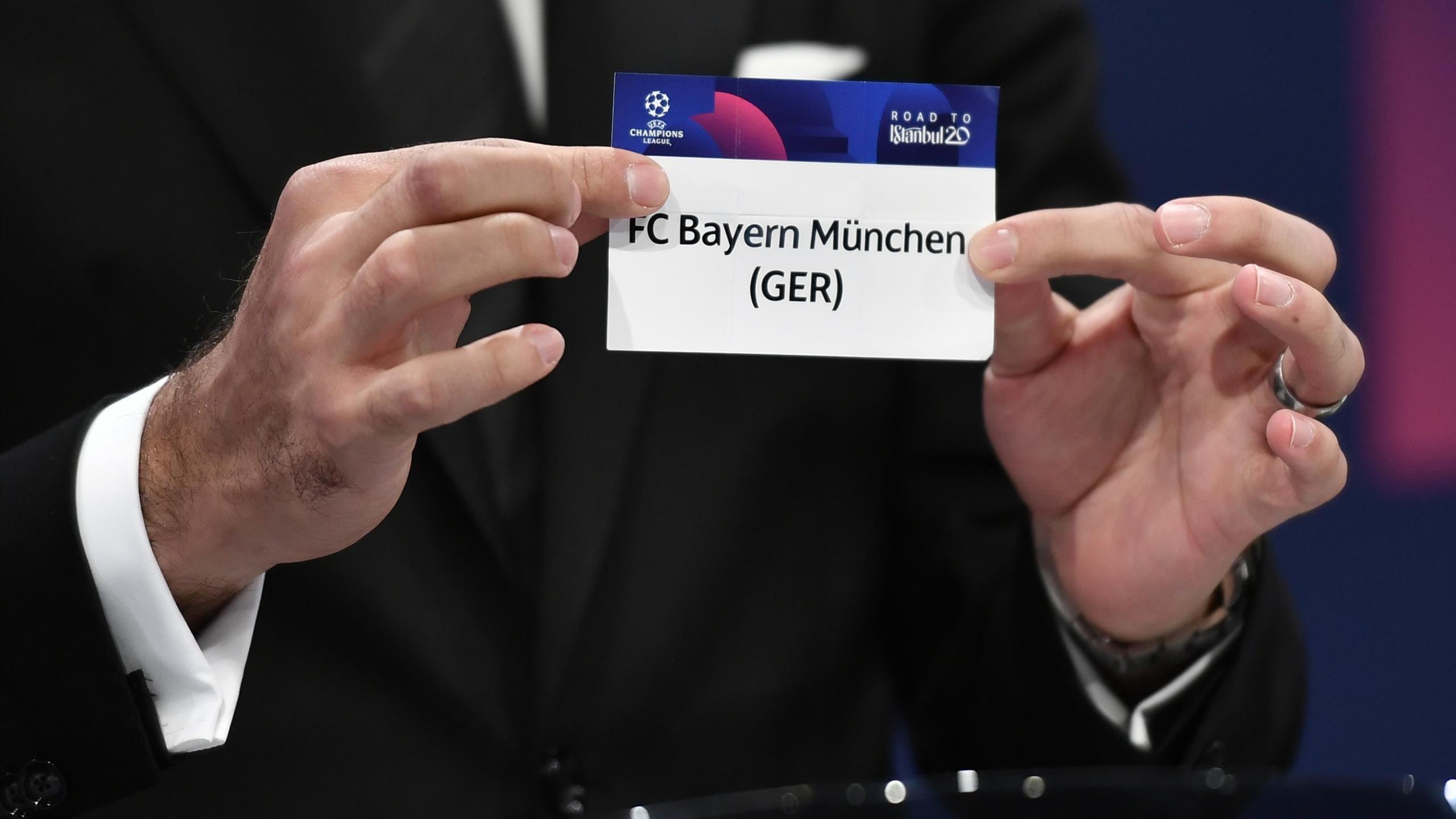 Fc Bayern Champions League Auslosung So lief die Auslosung in der Champions League und Europa League - FC Bayern  gegen Manchester City - Eurosport