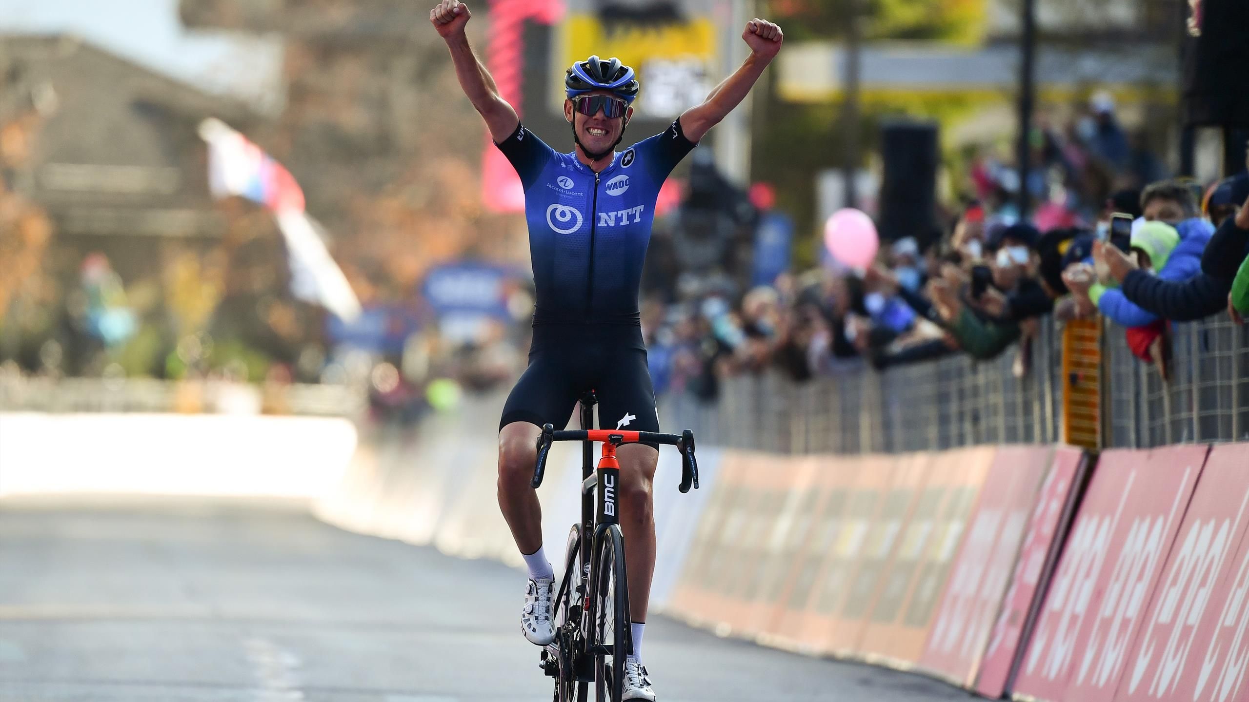 Cyclisme Ben O Connor NTT Pro Cycling chez AG2R Citroen Team en 2021 Eurosport