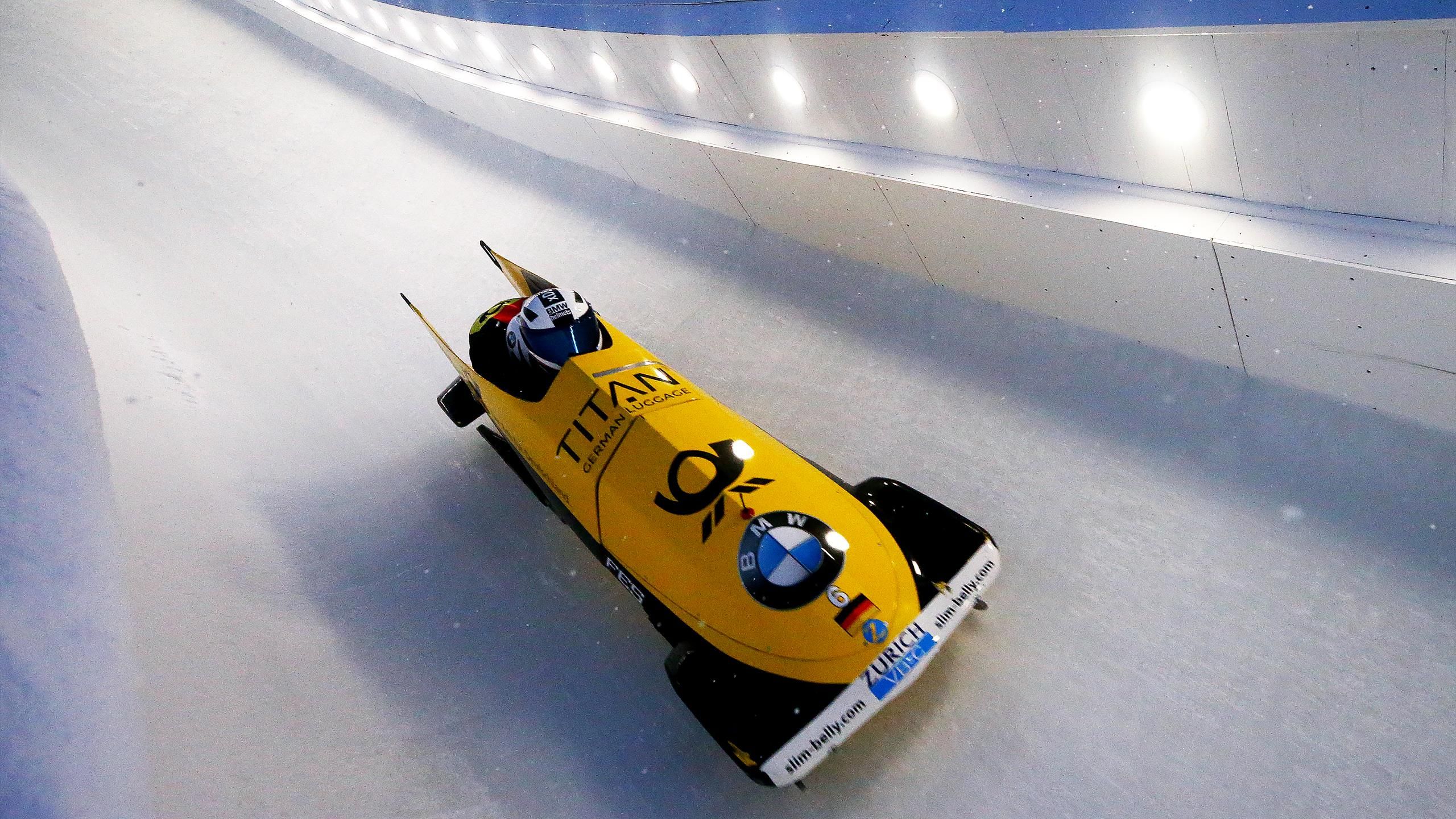 Olympische Winterspiele 2026 in Cortina d'Ampezzo Bau von Eiskanal