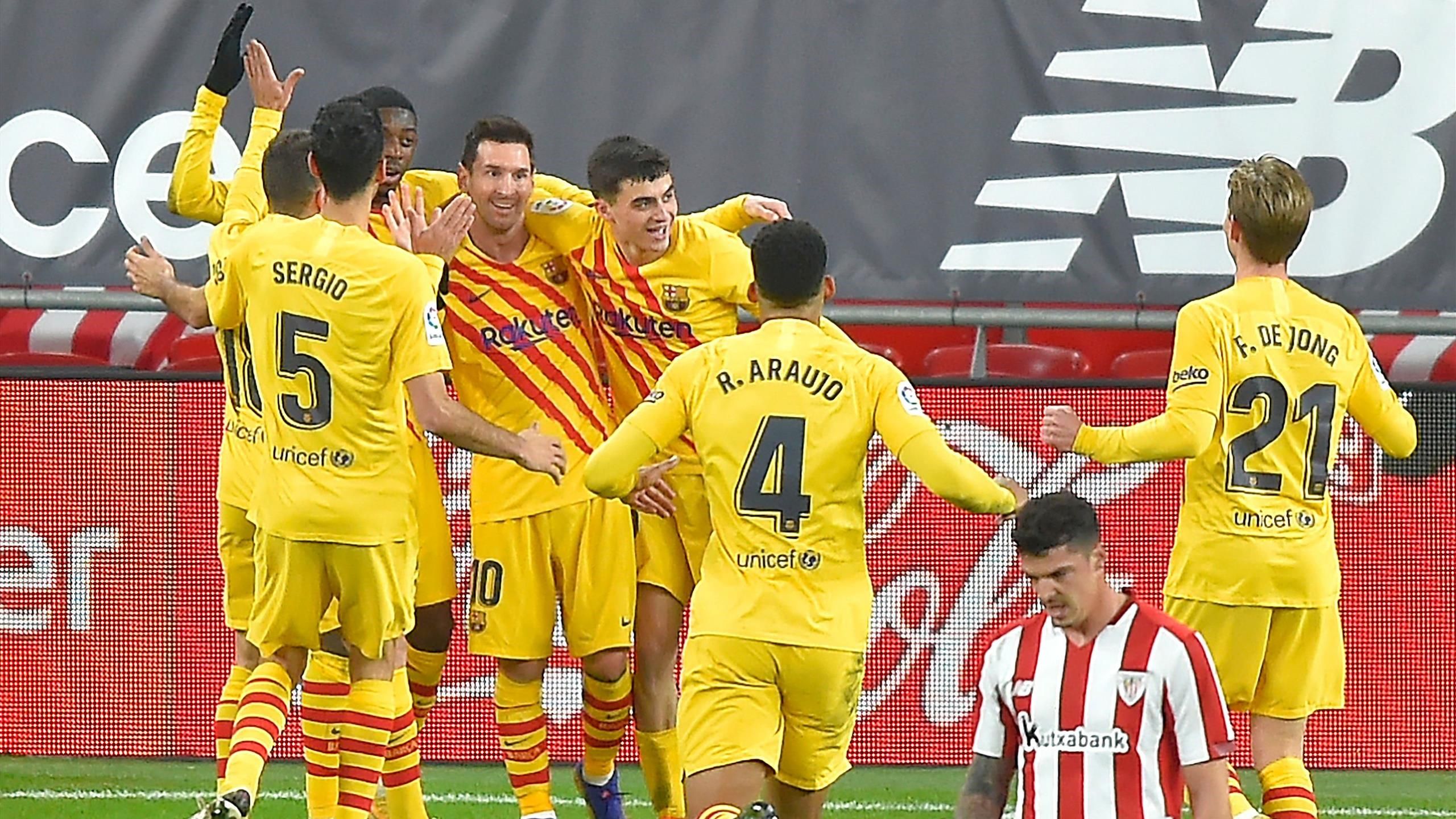 Lionel Messi schießt den FC Barcelona in Bilbao zum Sieg