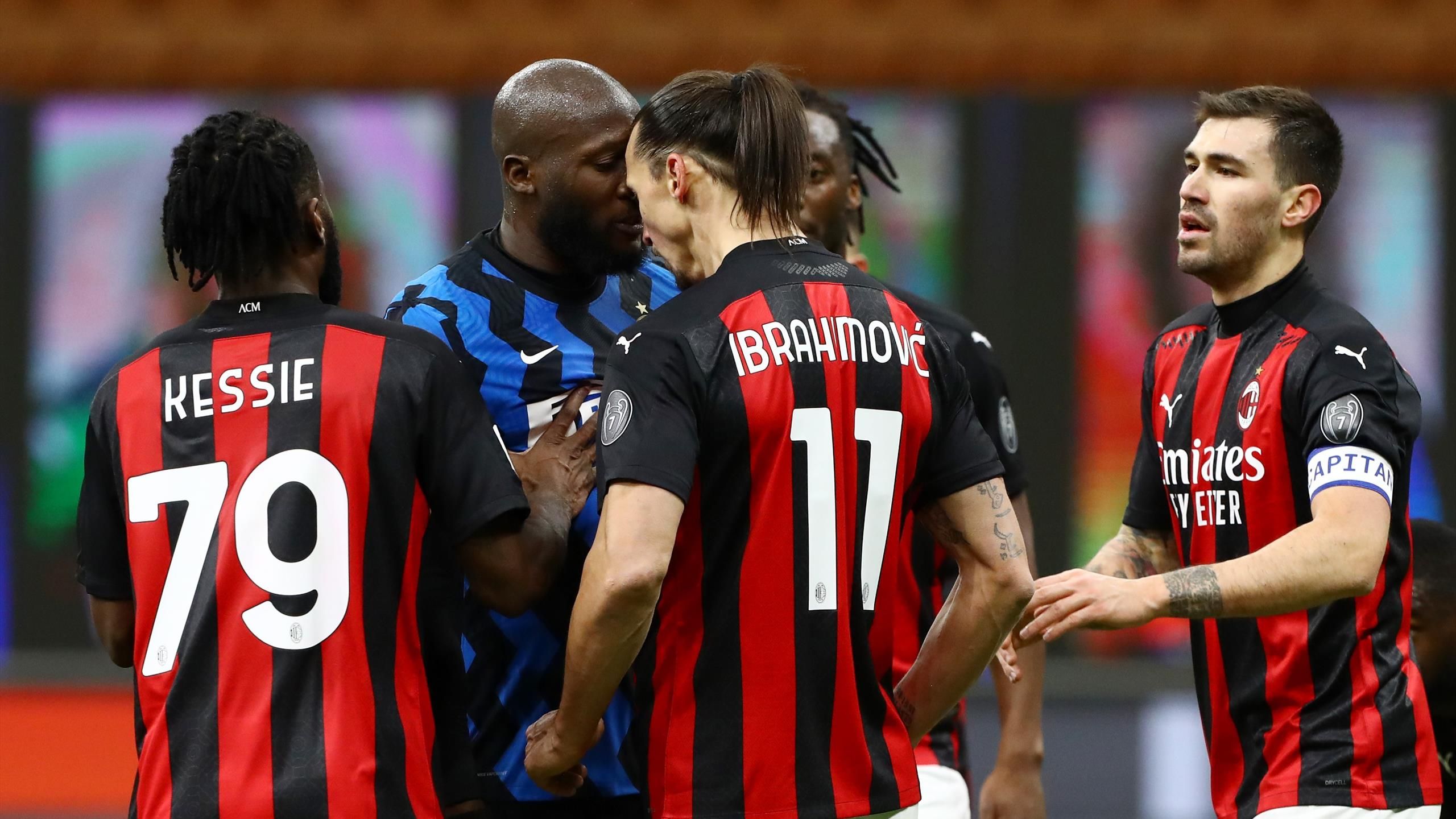 Romelu Lukaku v Zlatan Ibrahimovic: Inter and AC Milan strikers clash 