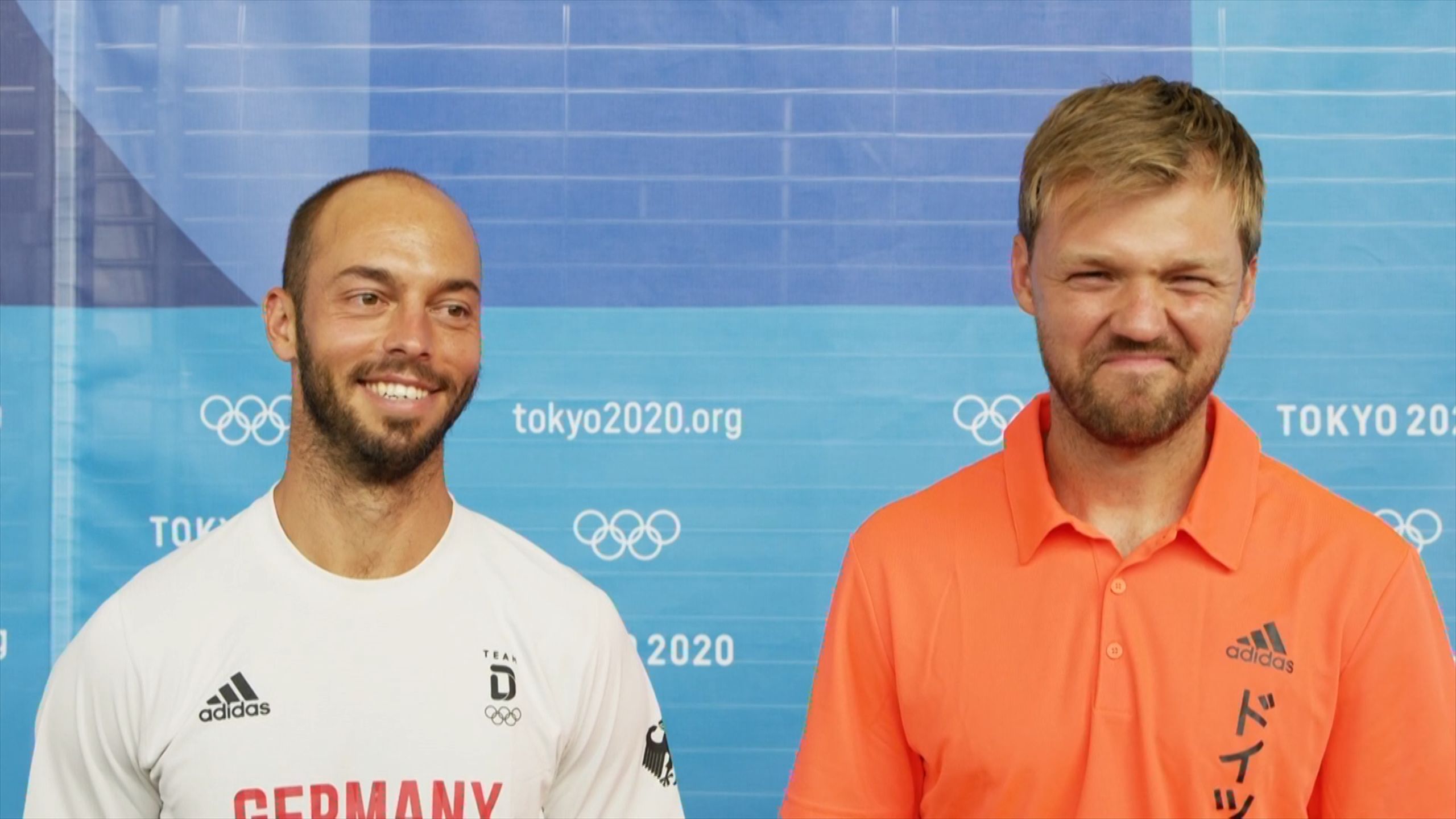 Olympia 2021 - Deutsches Tennis-Duo Kevin Krawietz und Tim Pütz ...