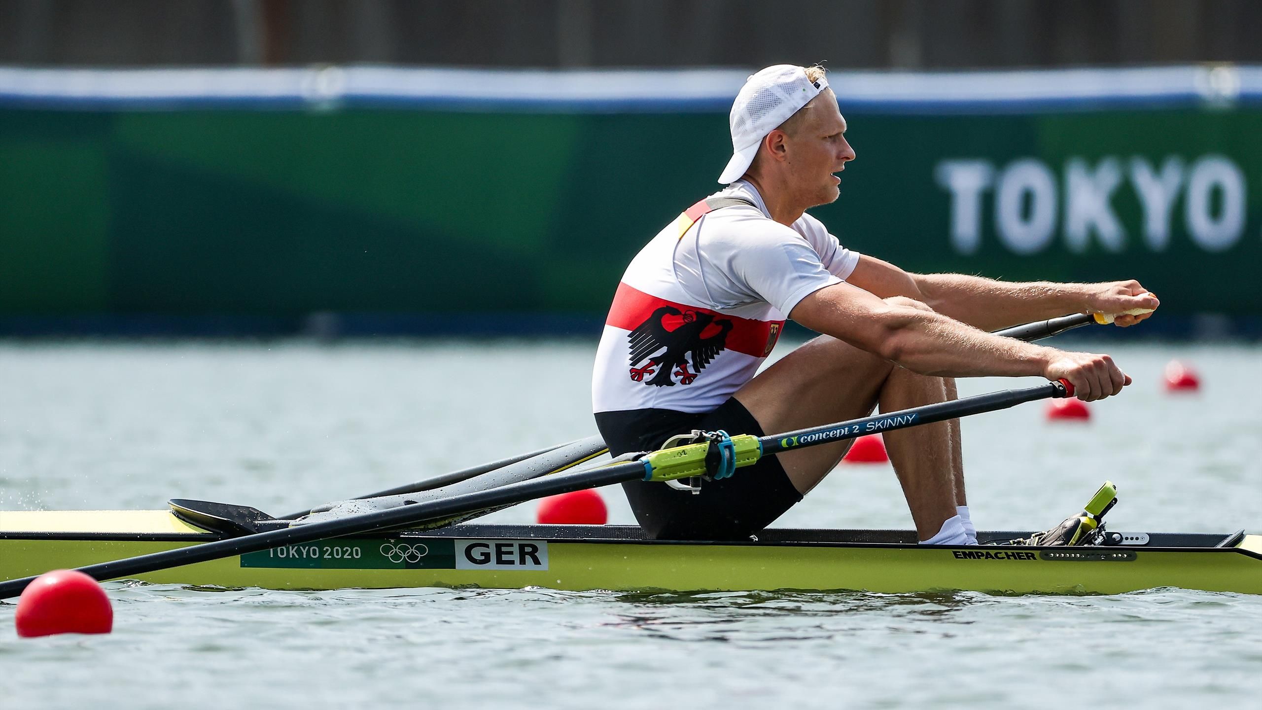 Olympia 2021 Ruder-Weltmeister Oliver Zeidler hat bei den Olympischen Spielen den nächsten souveränen Sieg eingefahren