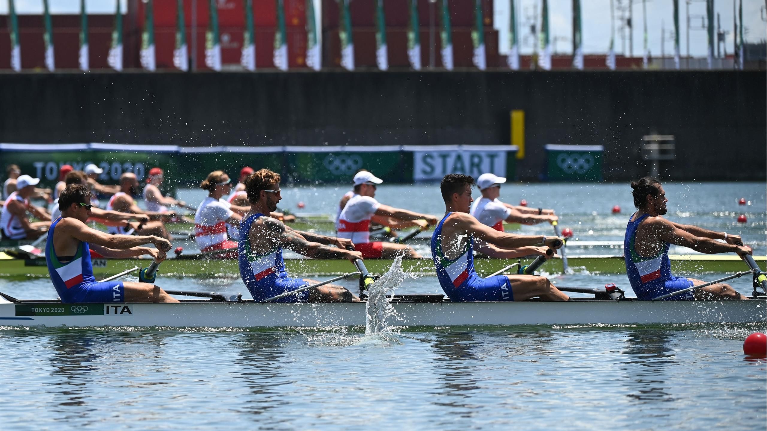 Olimpiadi Tokyo 2020 Canottaggio Italia bronzo nel quattro senza, oro