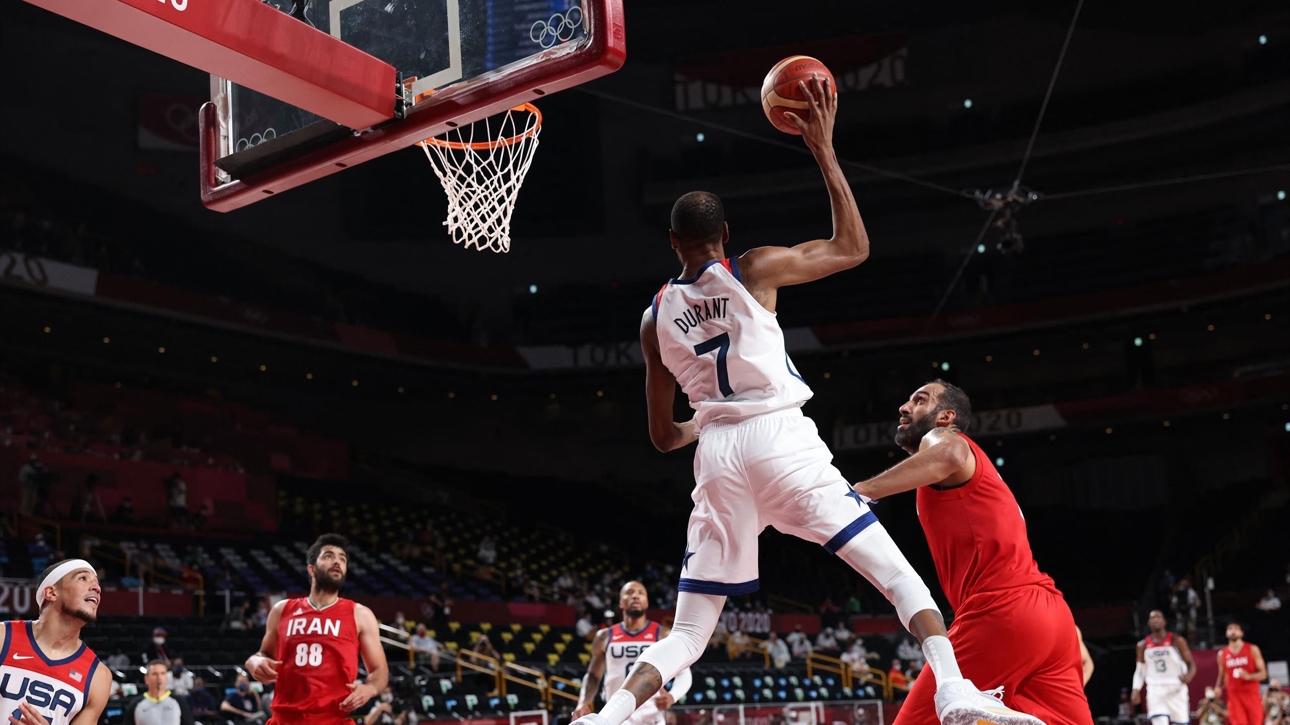 Tokyo 2020 - NBA stars the difference as USA get on the board in Tokyo with 54-point win over Iran