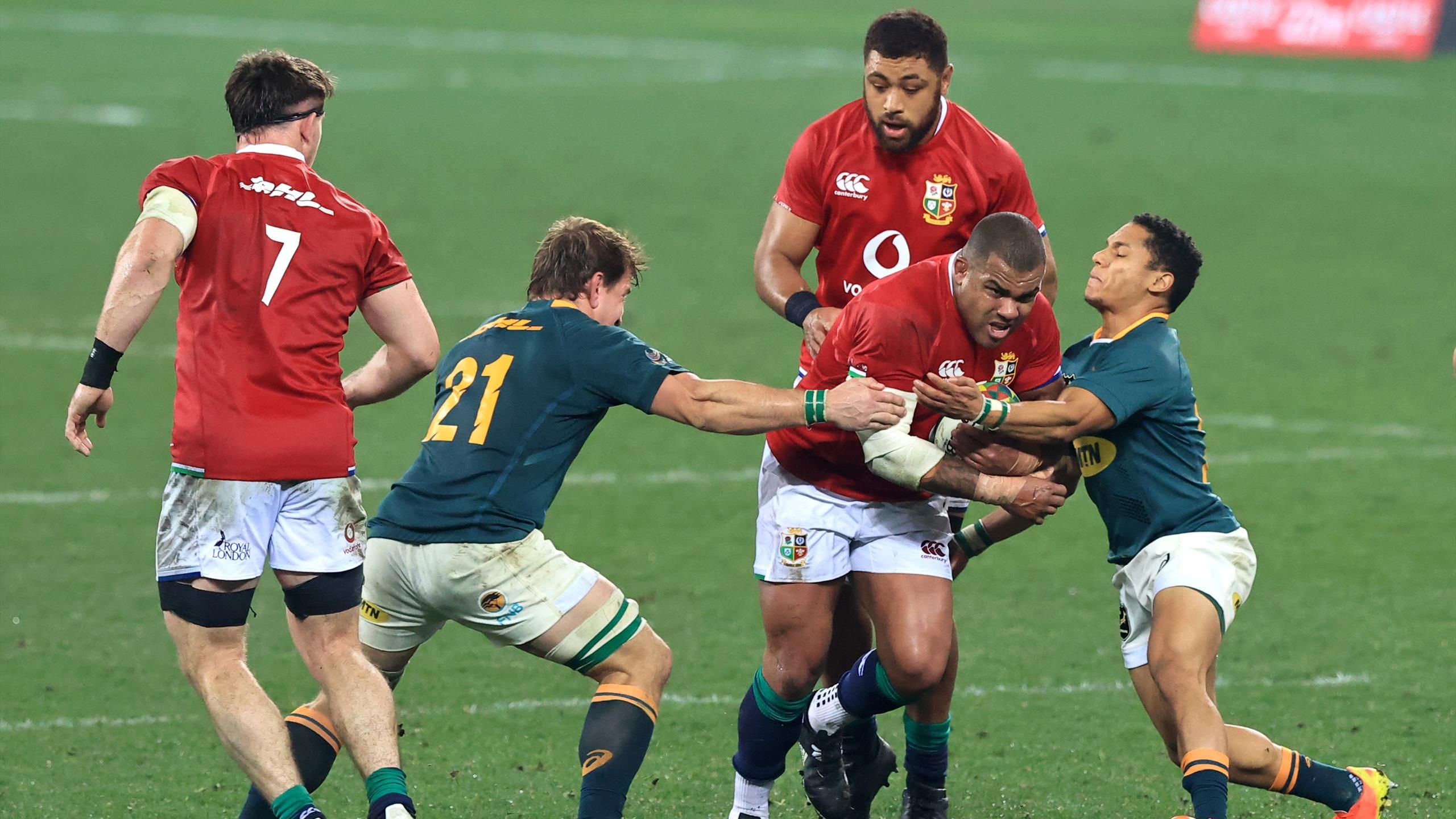 South Africa secure second Test 27-9 victory over the British and Irish Lions at Cape Town Stadium