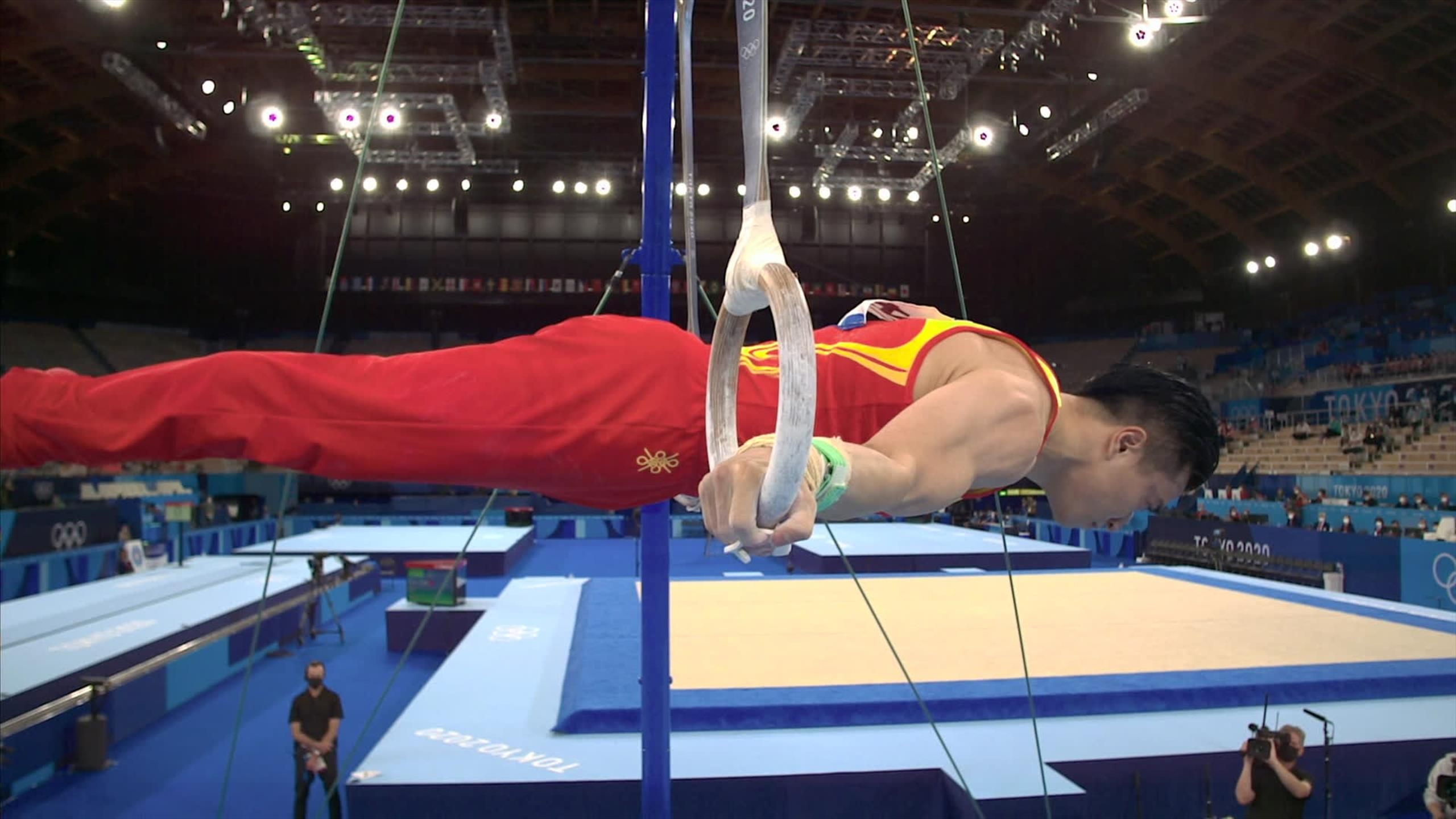 Artistic Gymnastic Liu Yang wins gold medal in Men's ring Tokyo 2020 Olympic Highlights