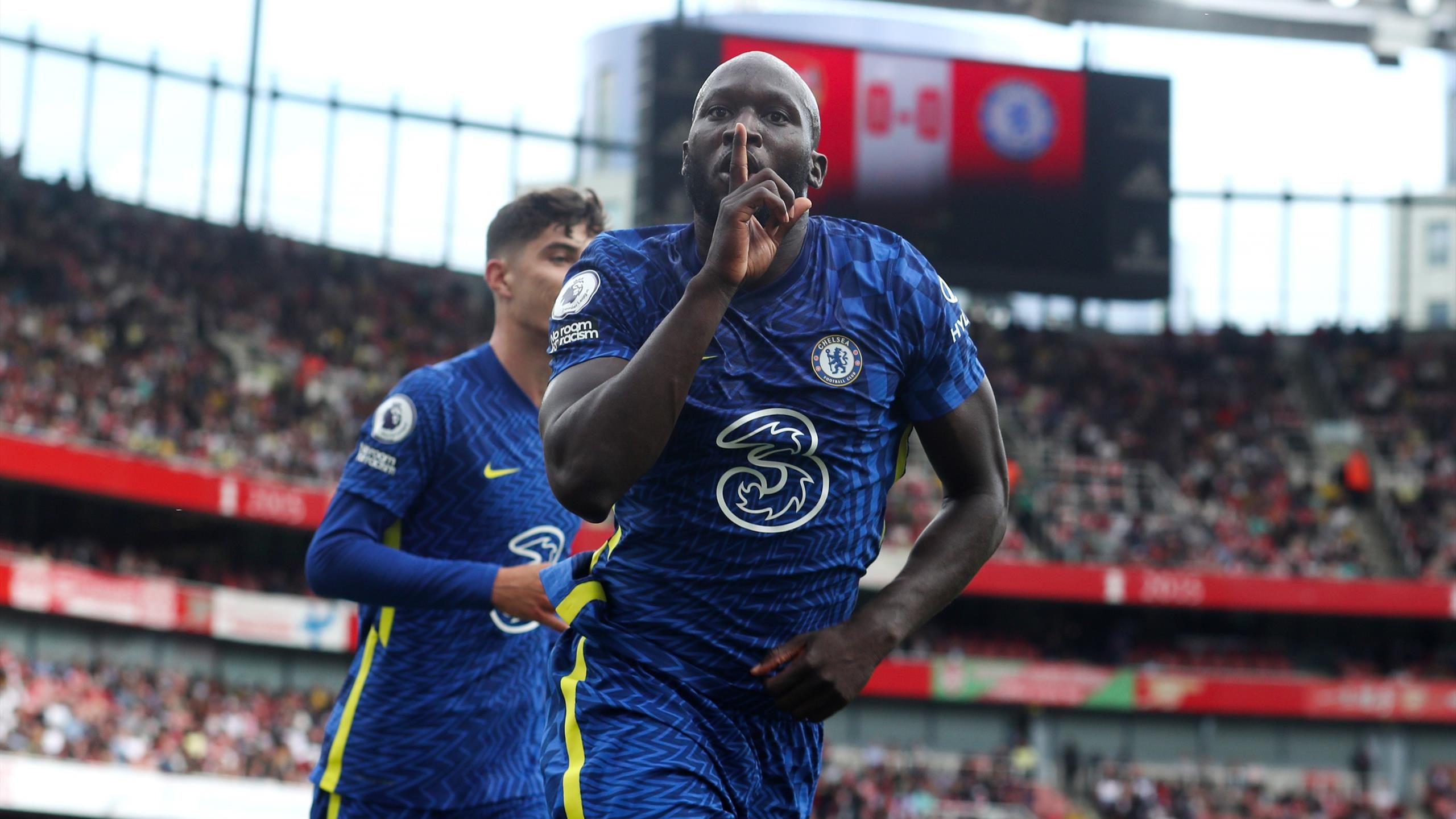 Arsenal 0-2 Chelsea – Romelu Lukaku strikes on second debut as Blues  maintain perfect start – Eurosport