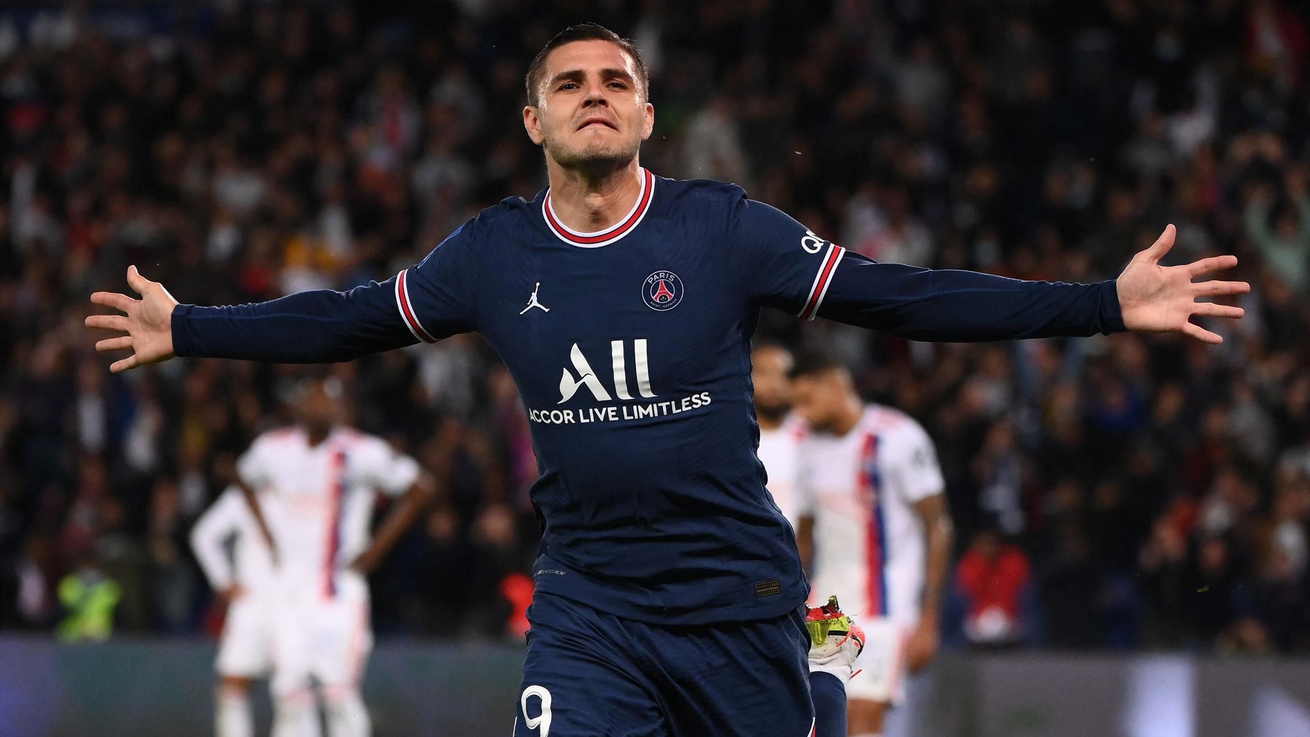 Paris Saint-Germain 2-1 Lyon Mauro Icardi emerges from bench to seal late win for PSG against Lyon