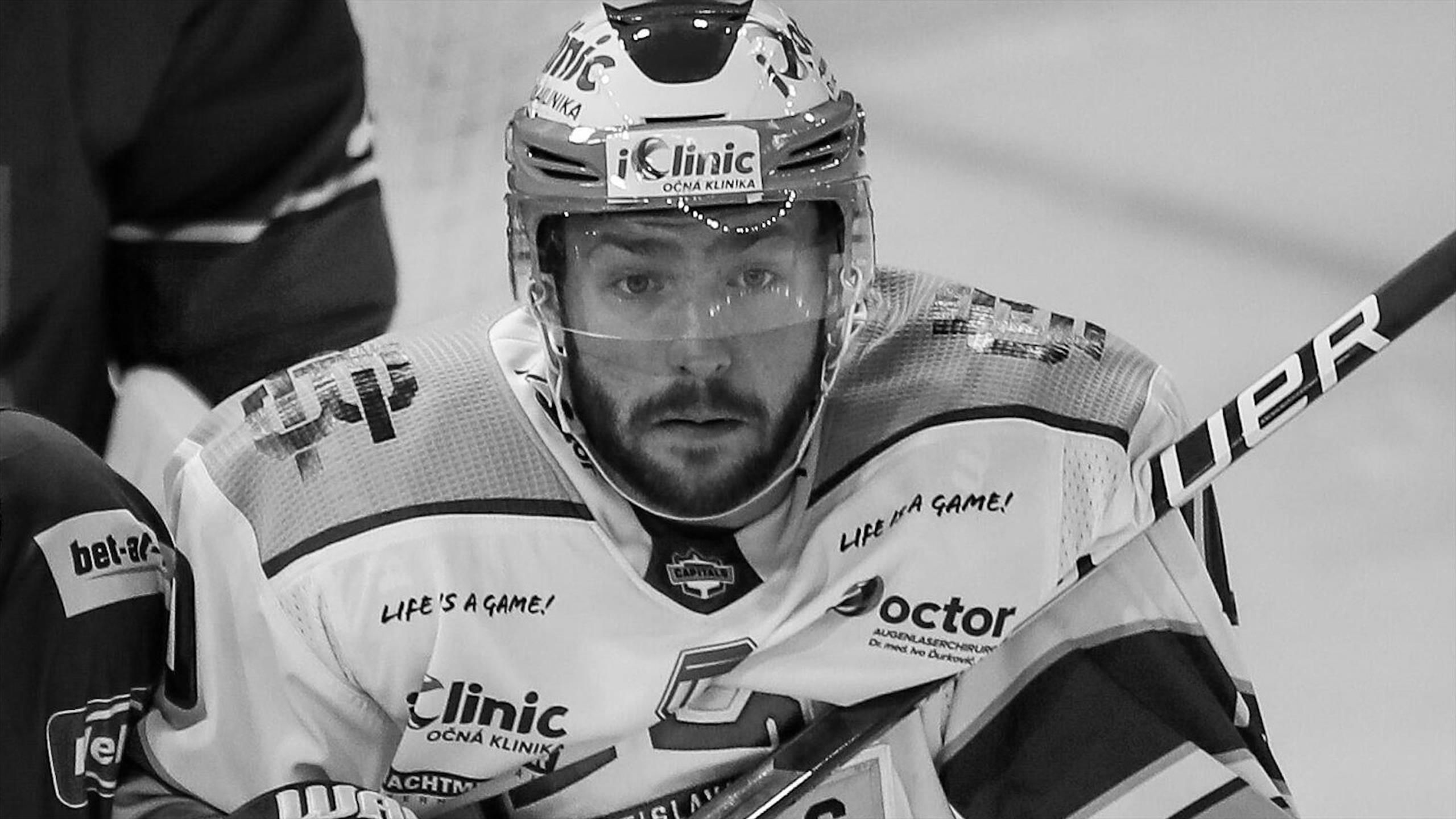 Boris Sadecky Slowenischer Eishockeyspieler nach Zusammenbruch auf dem Eis mit nur 24 Jahren verstorben