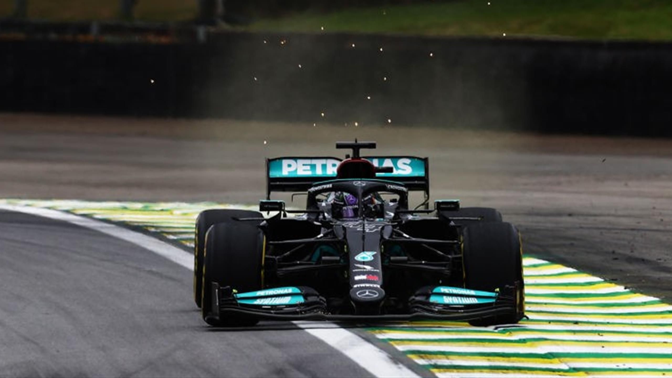 Lewis Hamilton shows superb pace to take top spot in Brazilian Grand Prix qualifying, summoned to stewards over DRS