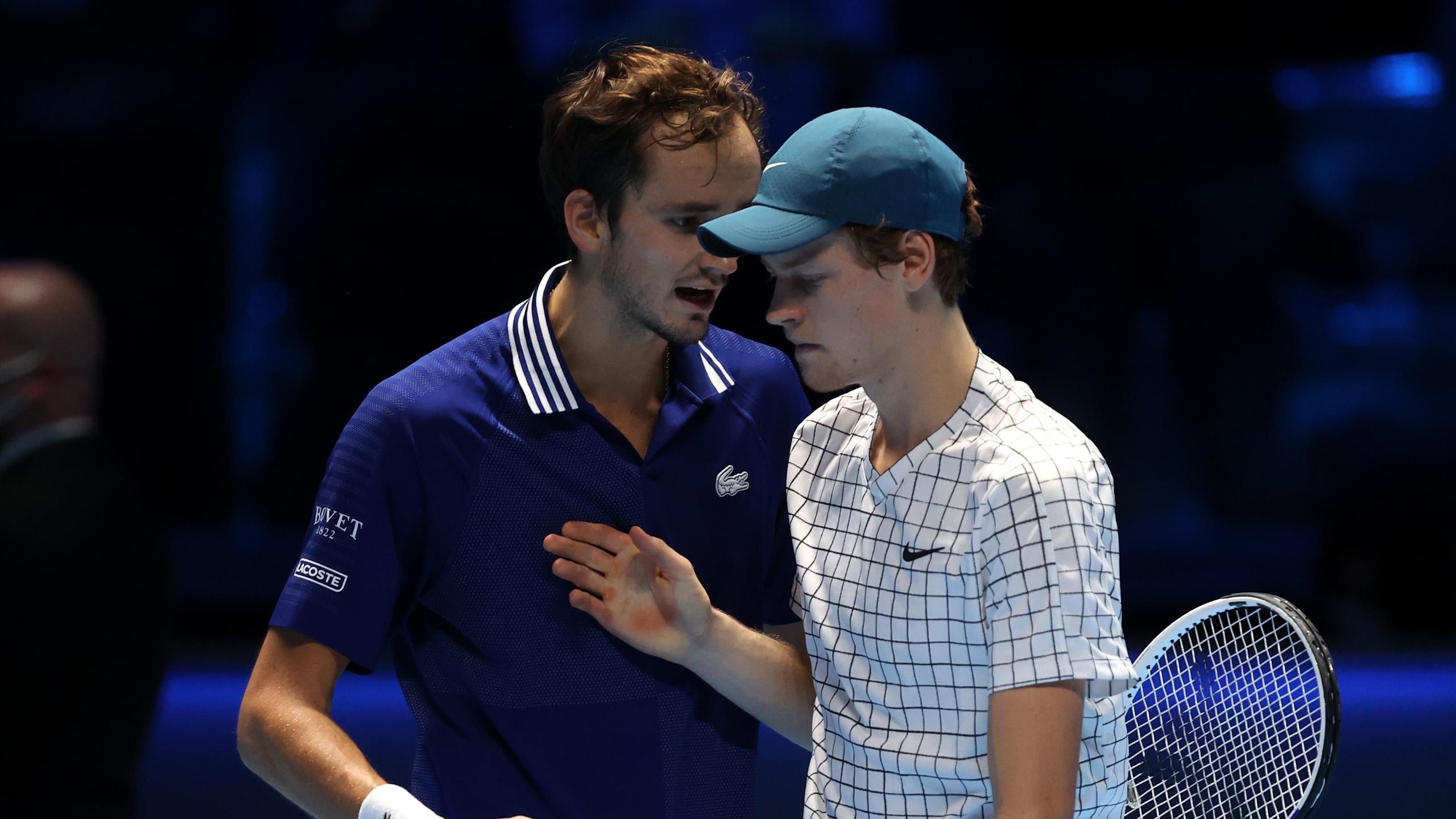 Jannik Sinner unnerves Medvedev, moves to final of ATP Finals
