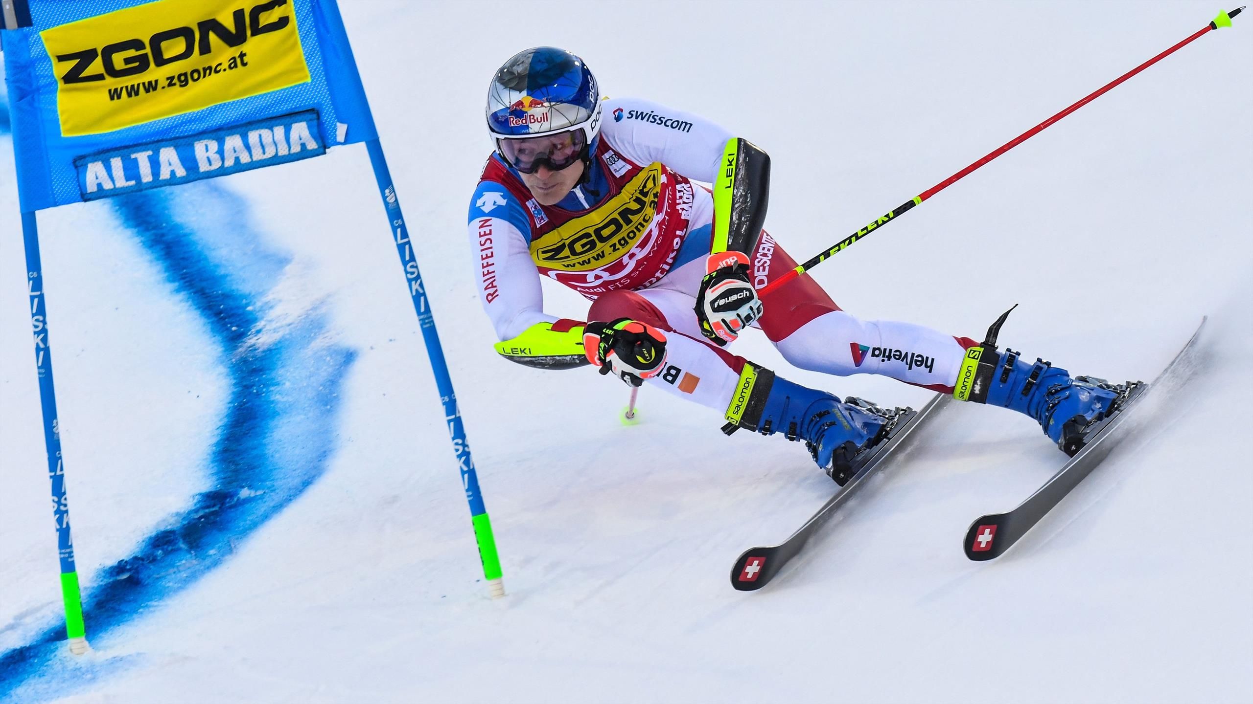 Ski alpin : Wengen reprend le super-G annulé à Bormio - Eurosport