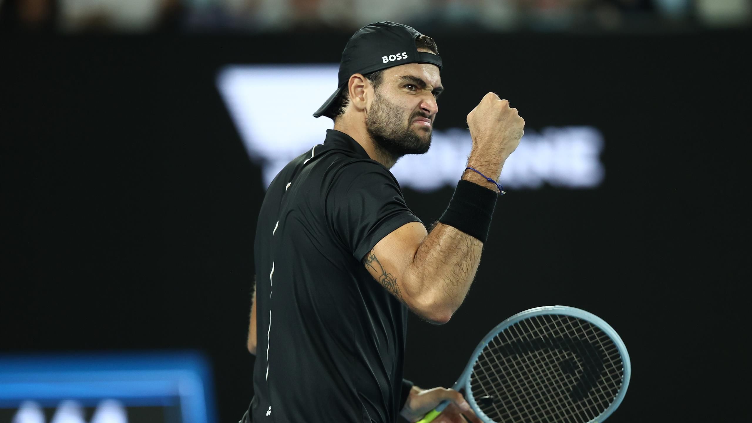 Matteo Berrettini withstands comeback to beat Gael Monfils and set up Australian Open semi-final against Rafael Nadal