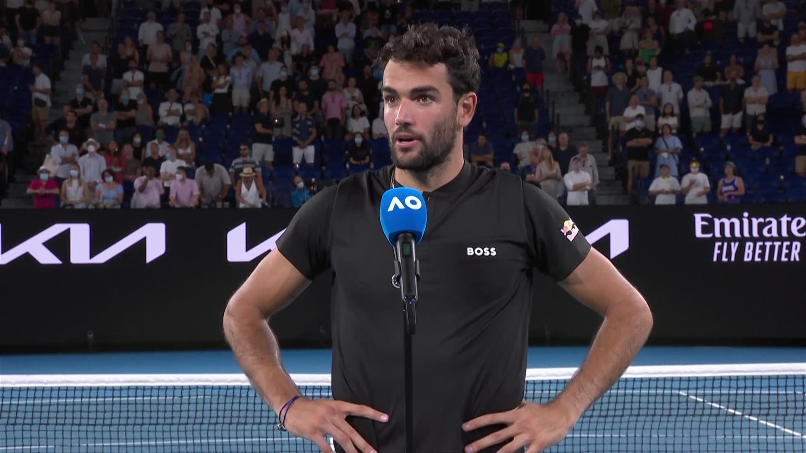 Not really tennis fans - Matteo Berrettini hits back at abusive supporter after Australian Open win over Gael Monfils
