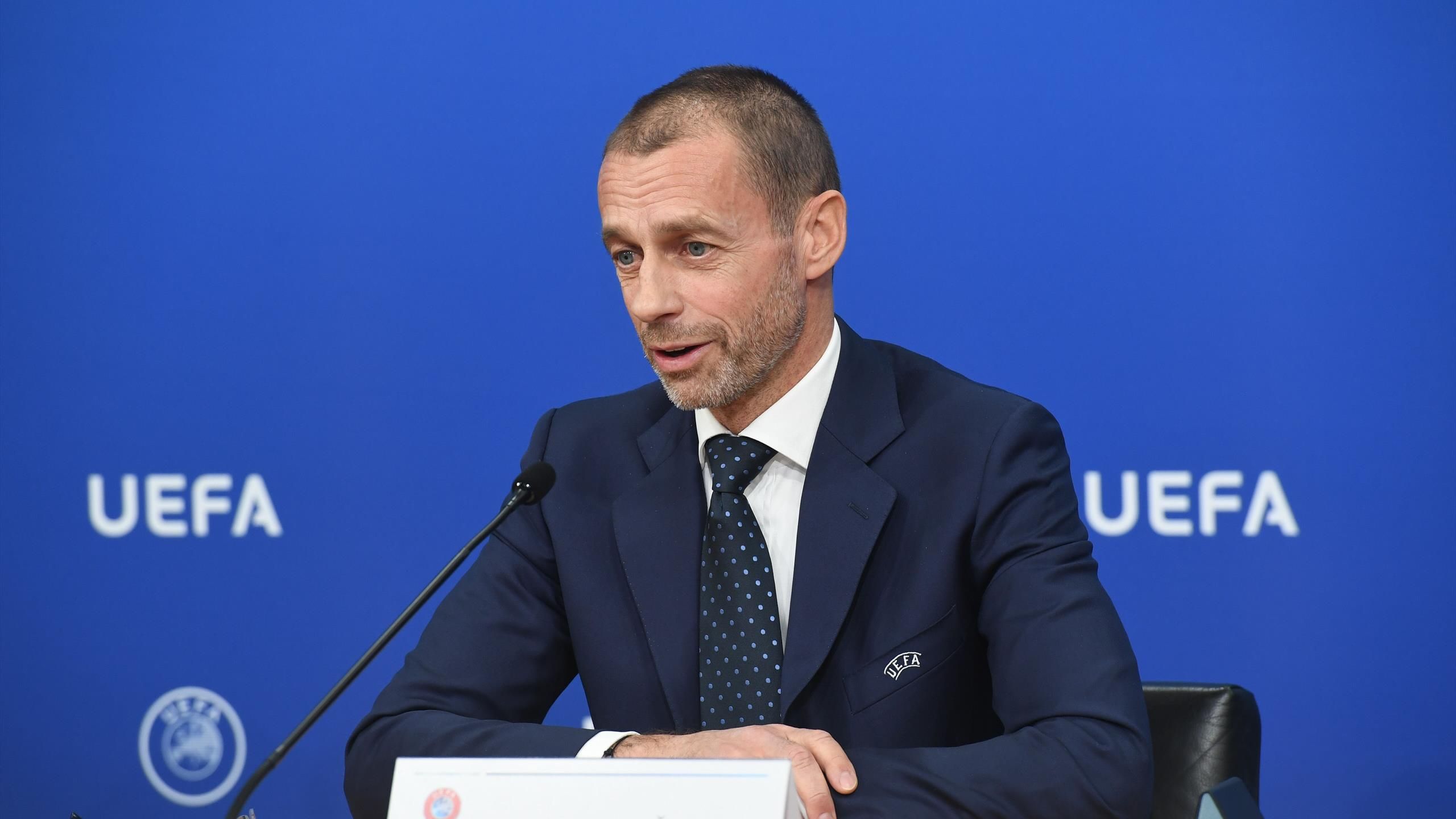 UEFA president Aleksander Ceferin says a 'final four' Champions