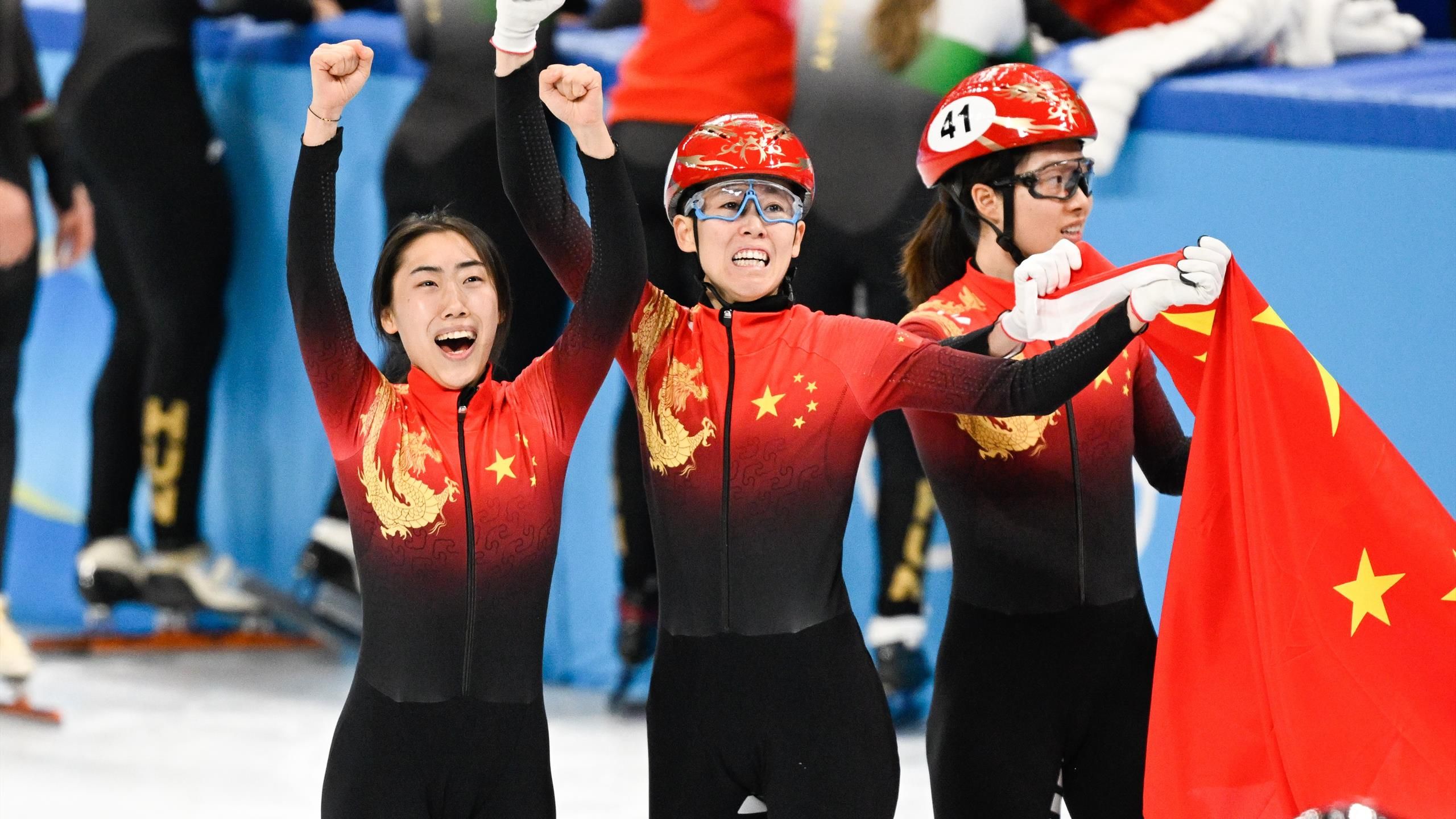 Olympia 2022 China jubelt im Shorttrack über erste Goldmedaille