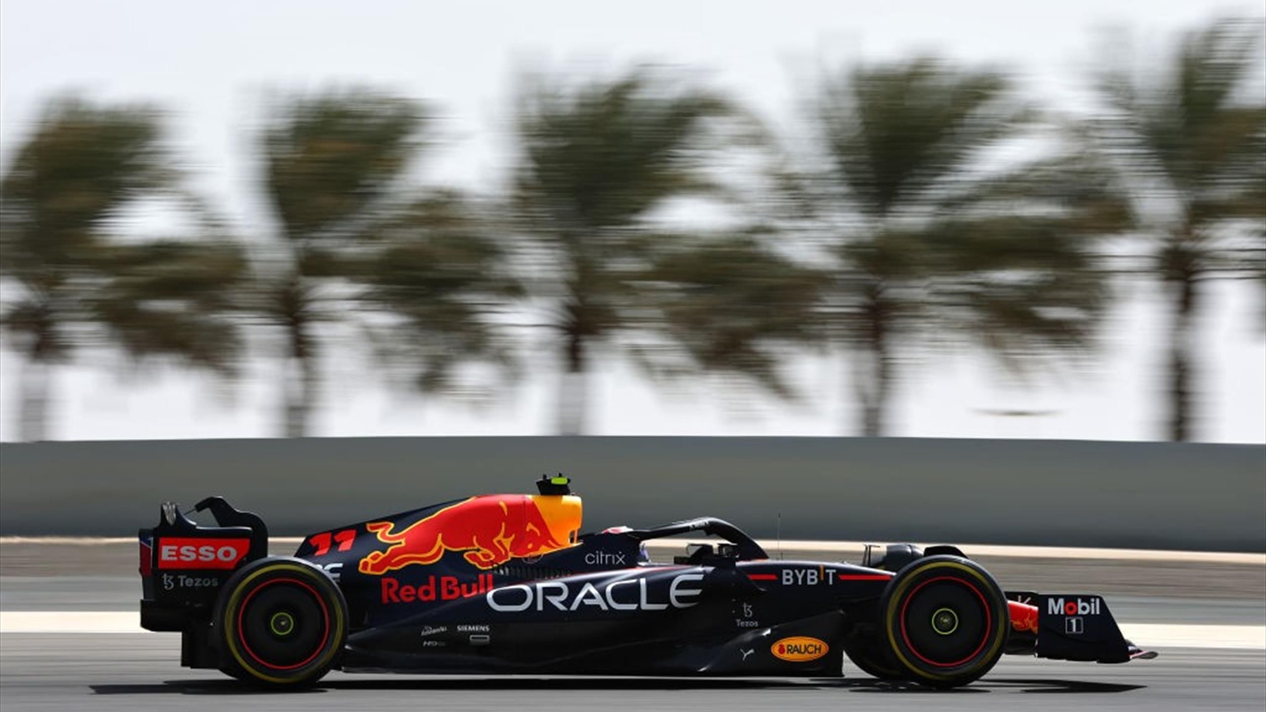 Sculpted sidepods and a reworked floor marked a new-look Red Bull on the final day of testing in Bahrain