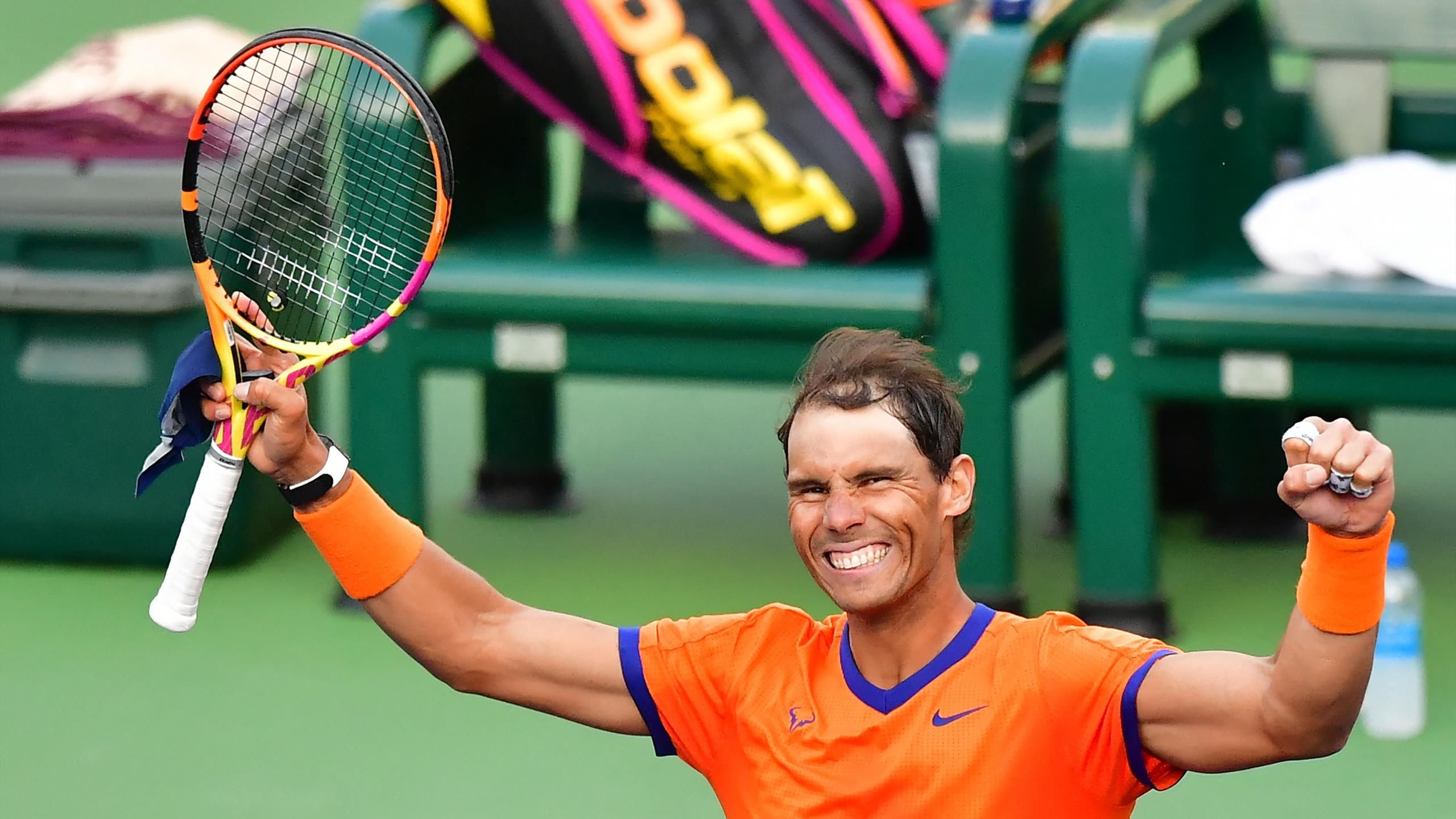 Indian Wells 2022 - Rafael Nadal chalks up his 19th win in a row against a volatile Nick Kyrgios to reach the last four
