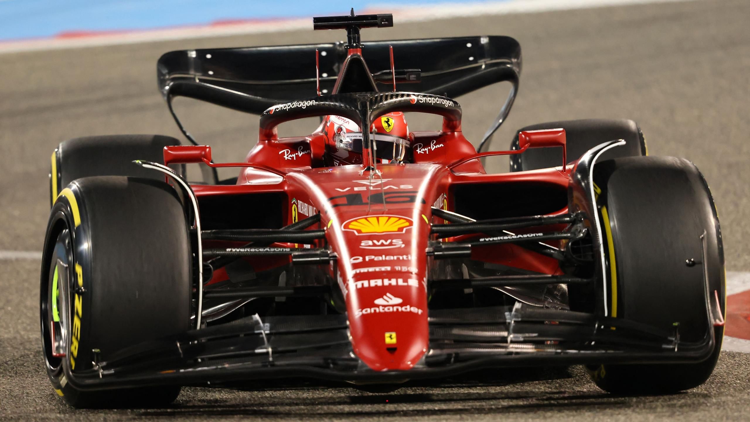 Ferrari's Charles Leclerc claims Bahrain pole, Max Verstappen second ...