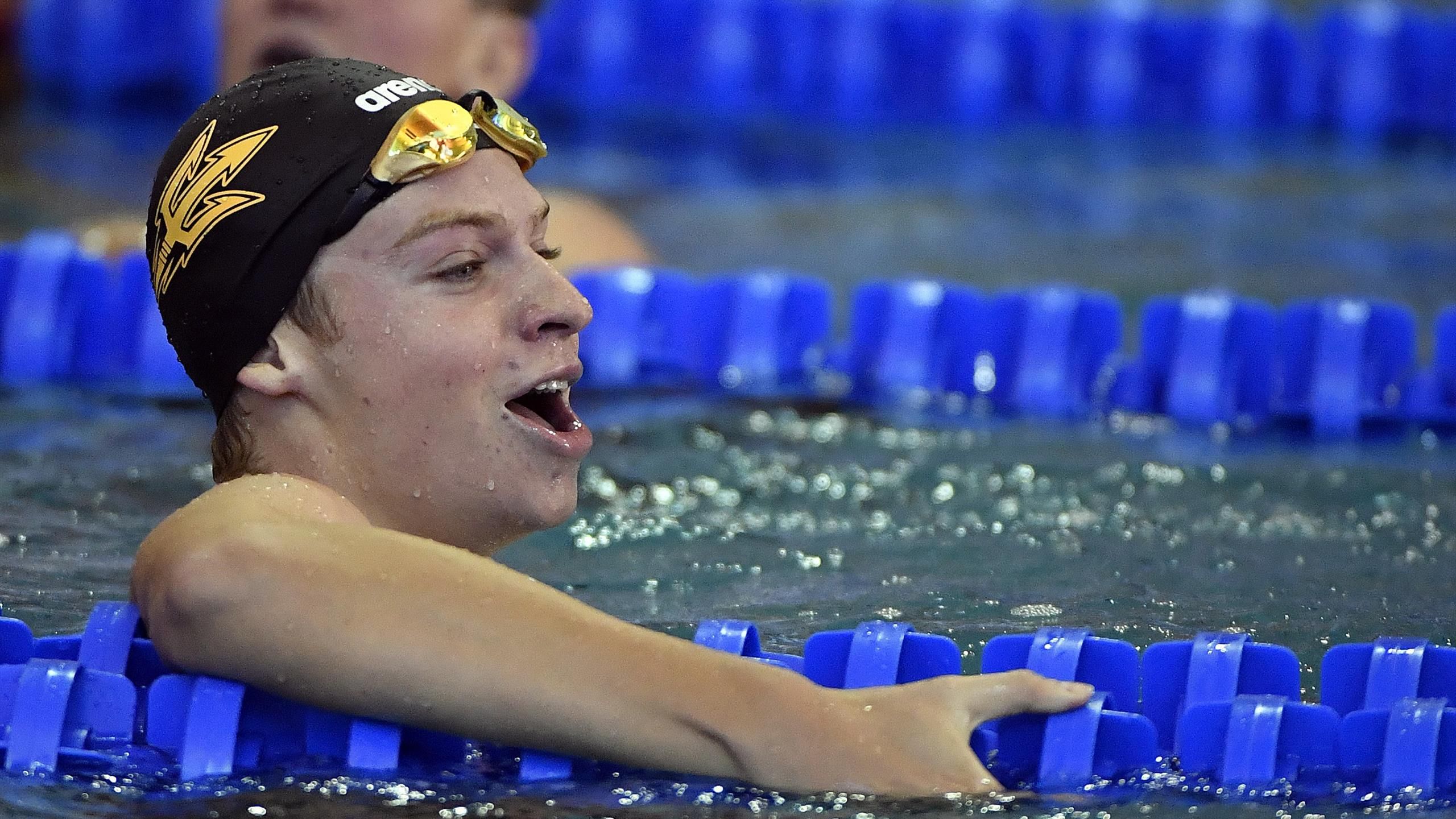 Natation - Léon Marchand remporte le titre universitaire du 200 yards 4 ...