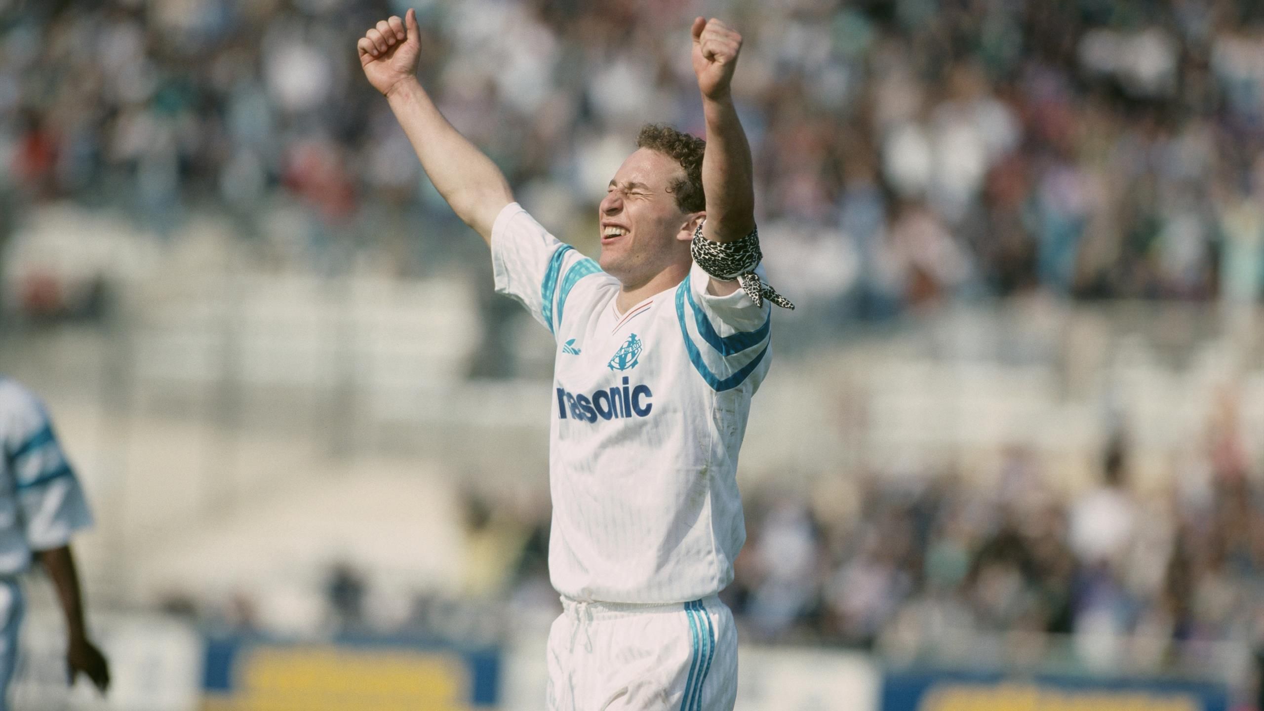 Poster Onze Football France Jean Pierre Papin Marseille Oman Biyik