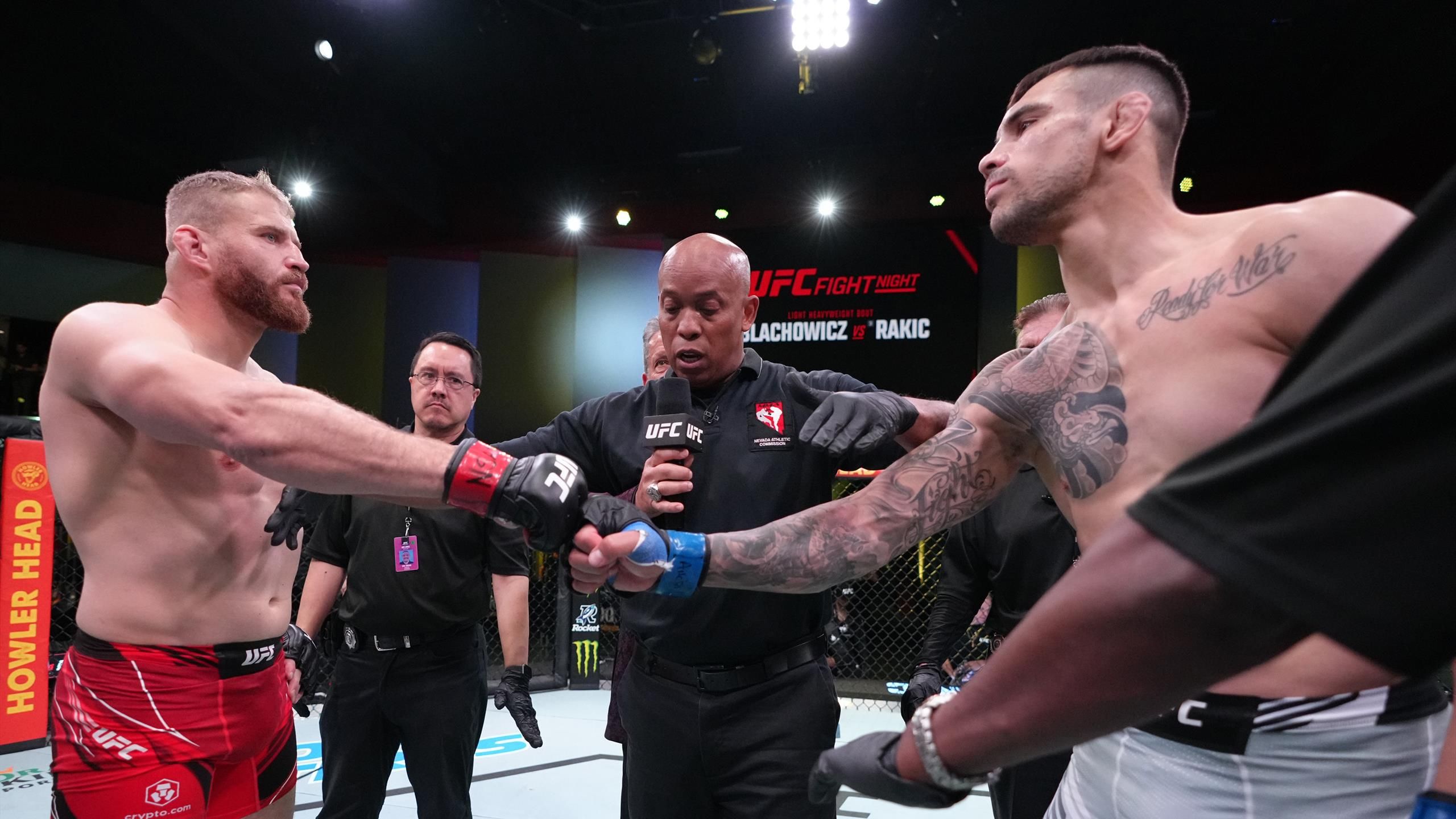 UFC Vegas 54 | Main event eindigt door een blessure van Rakic in een ...