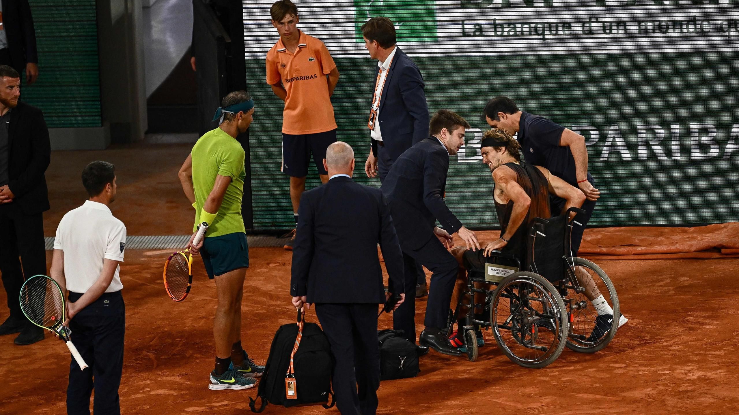 Rafael Nadal into final, Alexander Zverev leaves court in wheelchair after shocking injury in French Open