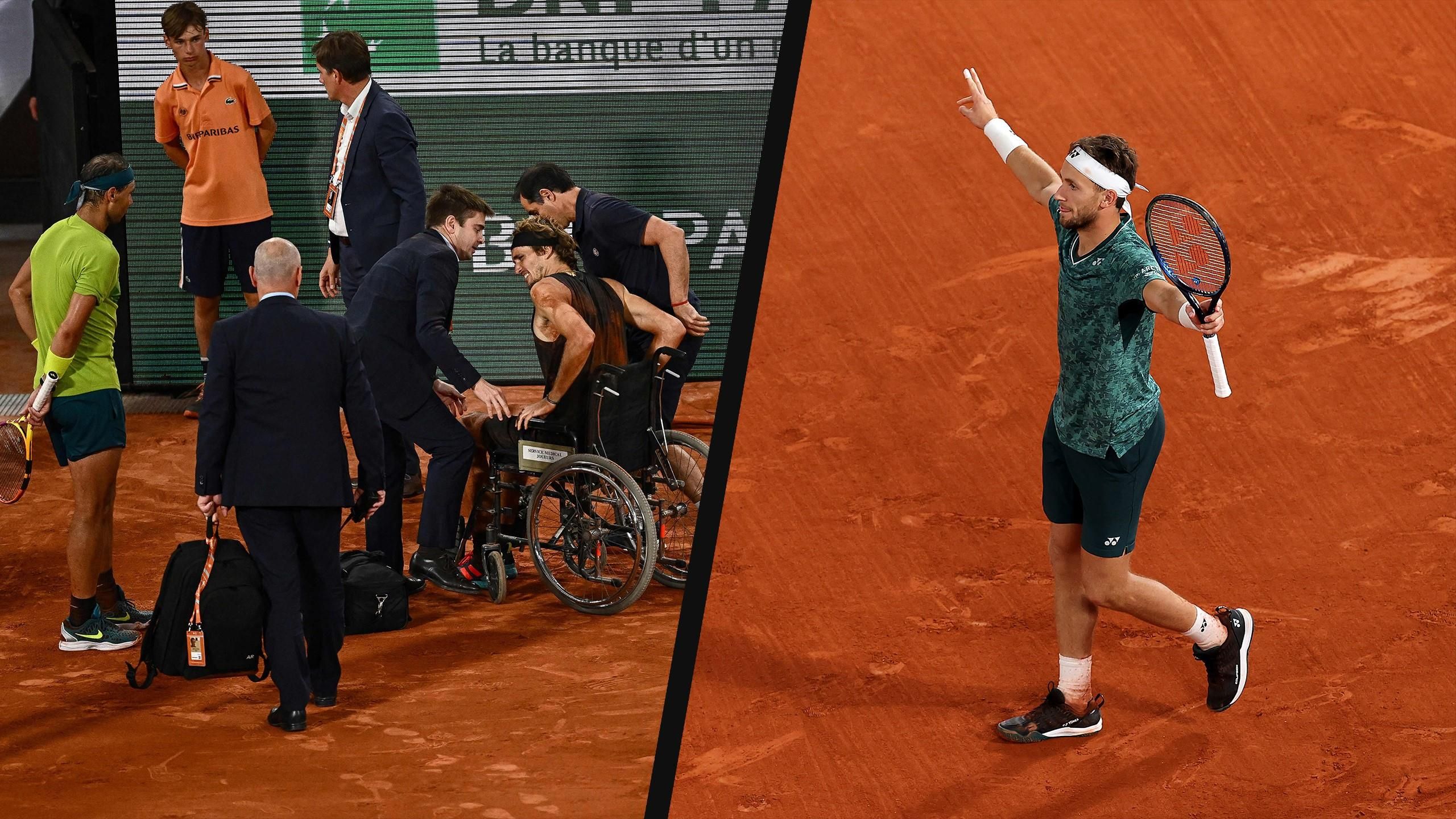 French Open - so lief das Halbfinale Zverev scheidet bitter gegen Nadal aus - Ruud feiert größten Karriere-Erfolg