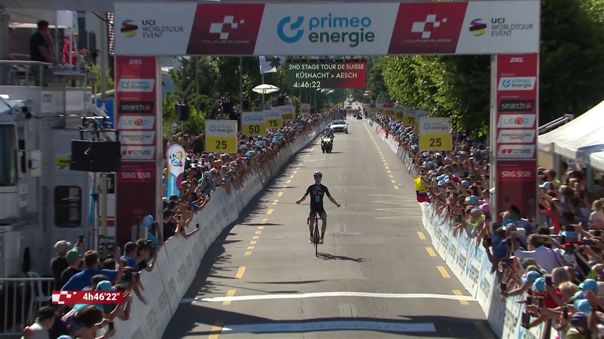 Tour de Suisse Stage 2 highlights Cycling video Eurosport