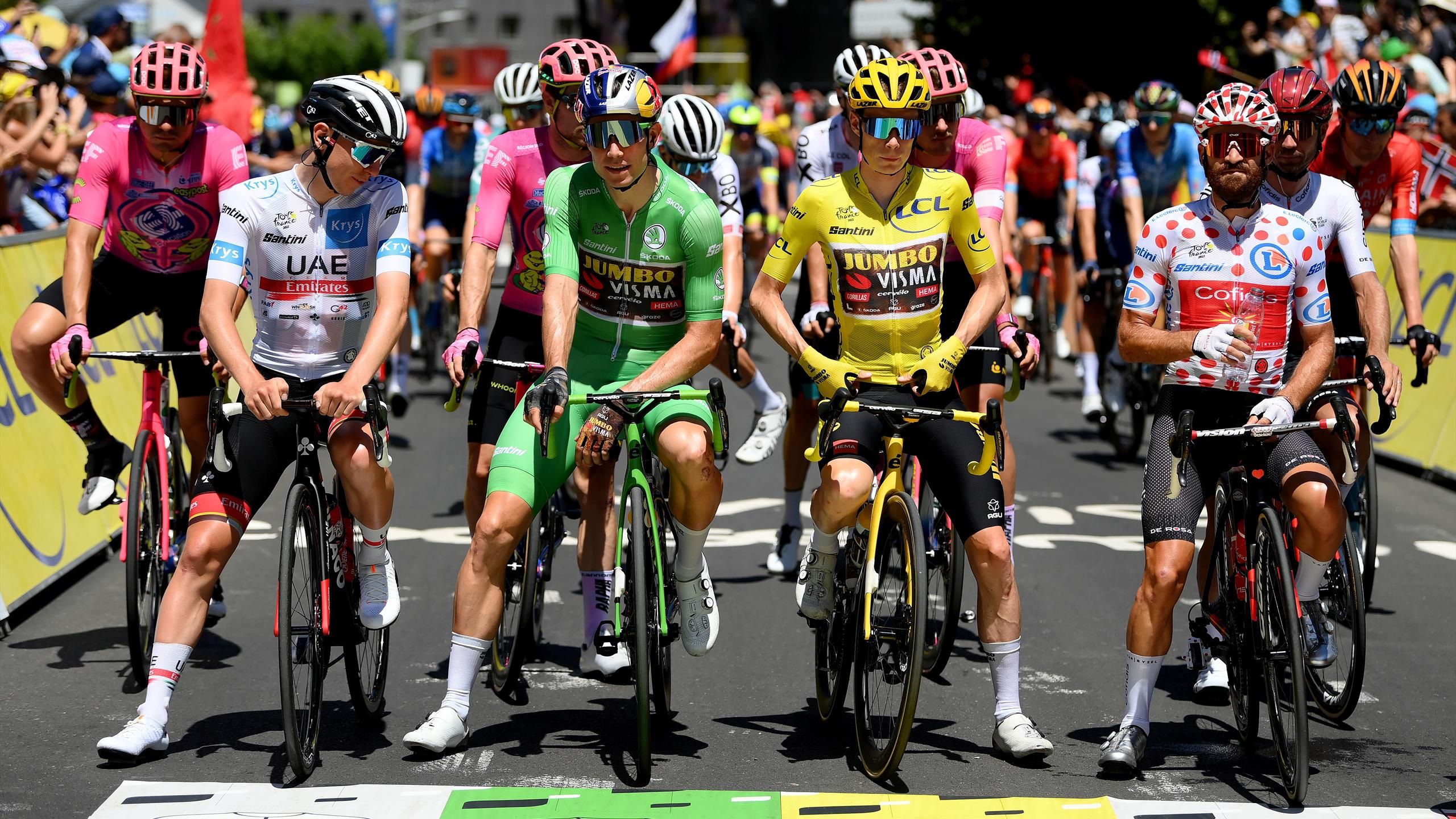Tour de France 2023 Trikots und Wertungen - Punkteverteilung und Regeln zu Gelb, Grün, Bergtrikot and Co