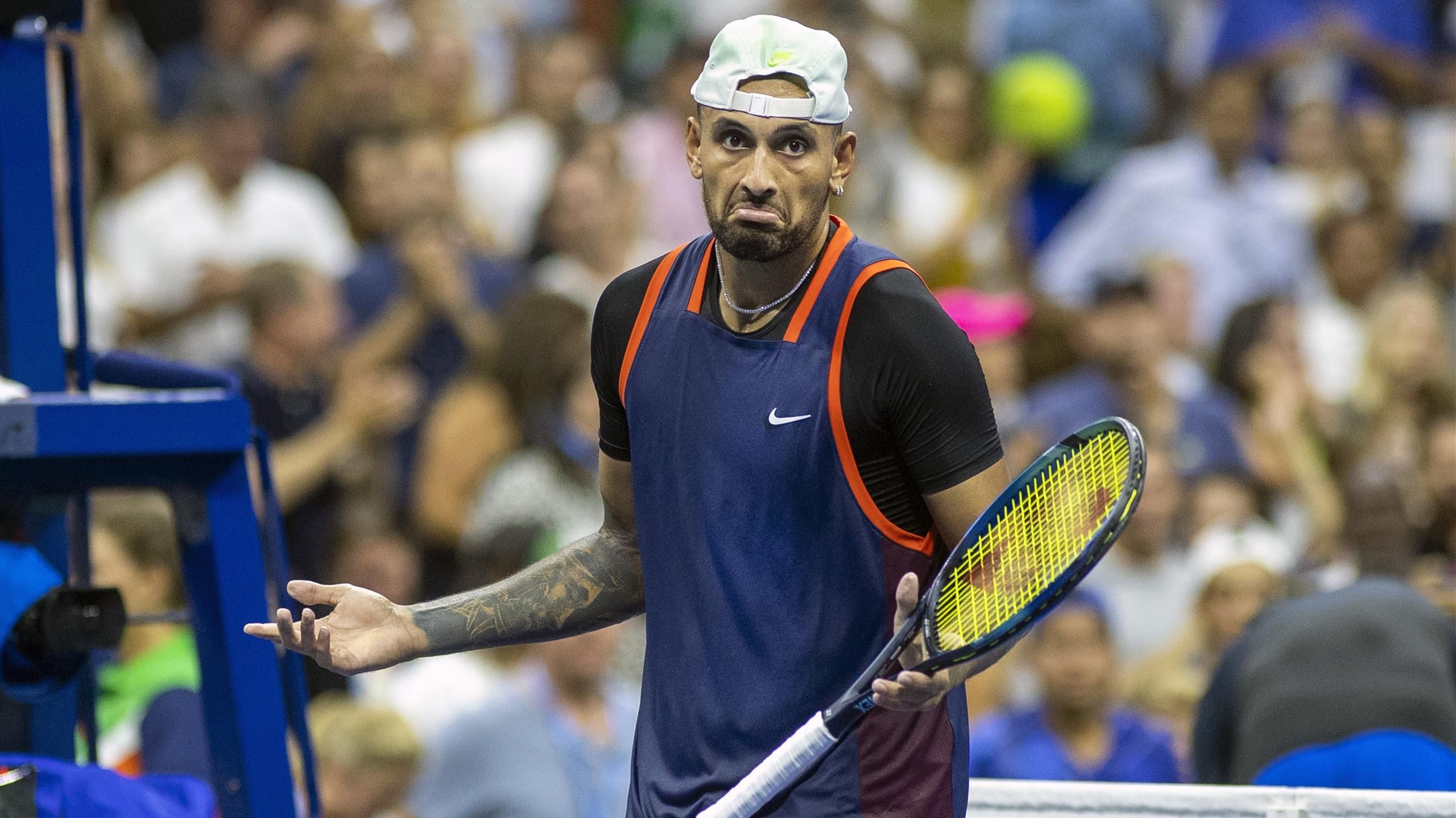 US Open - John McEnroe says Nick Kyrgios retiring is not impossible, adds he has one of the great serves in history