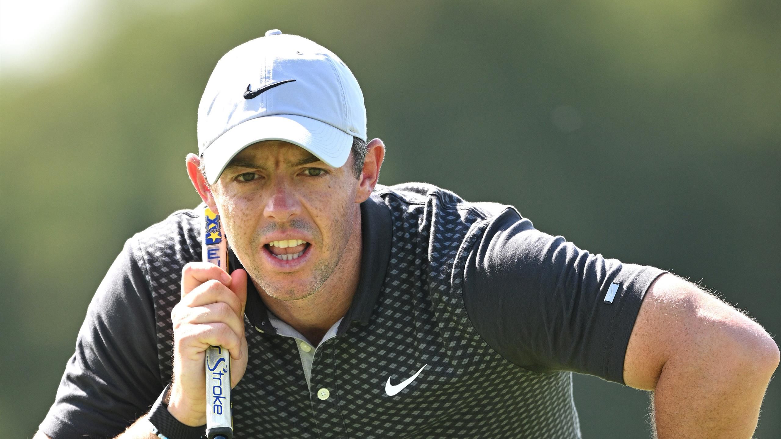 Rory McIlroy hits epic shot where divot goes as far as ball, charges up