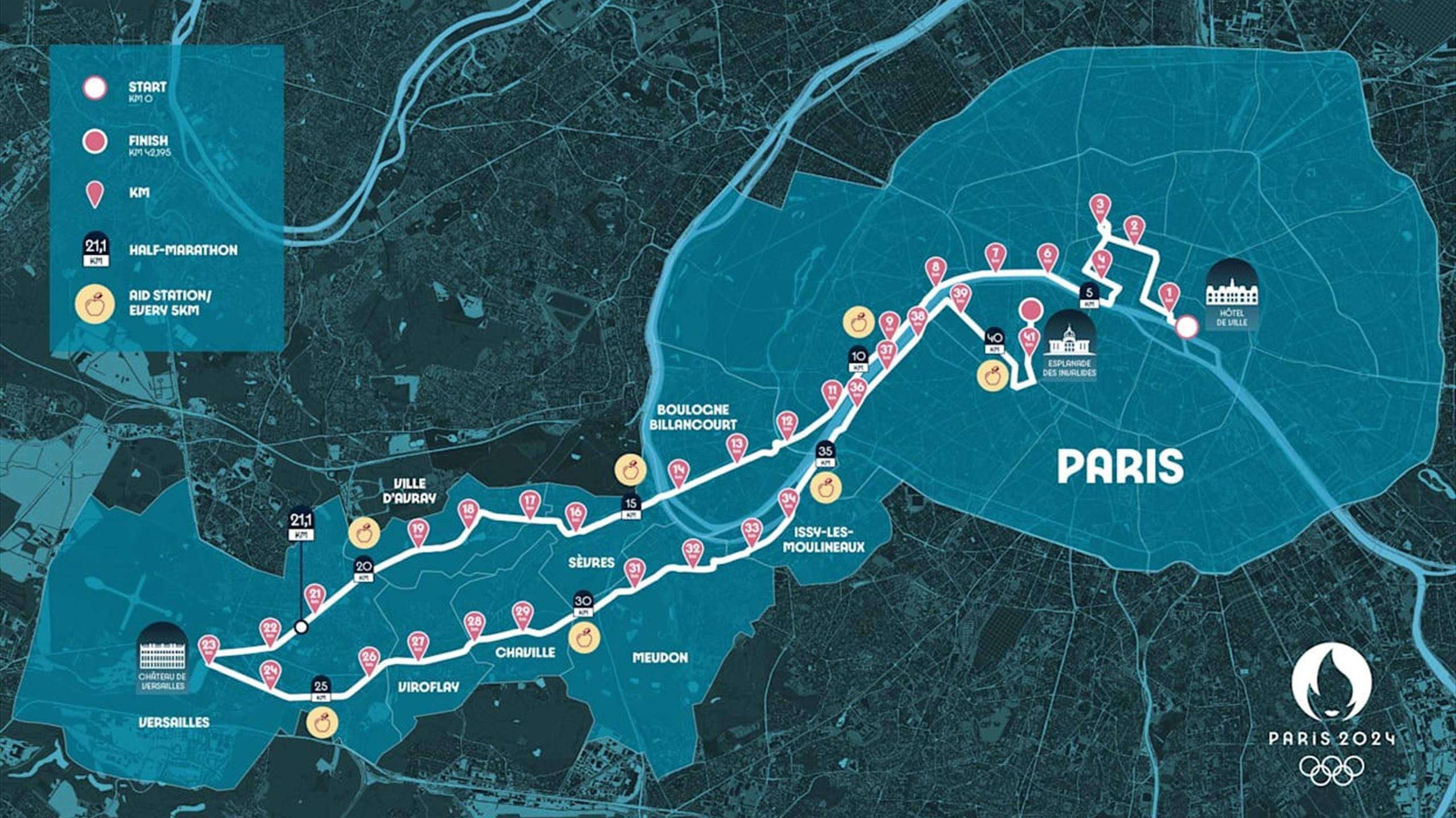 Paris 2024 Olympic marathon route Runners set to take in Louvre and