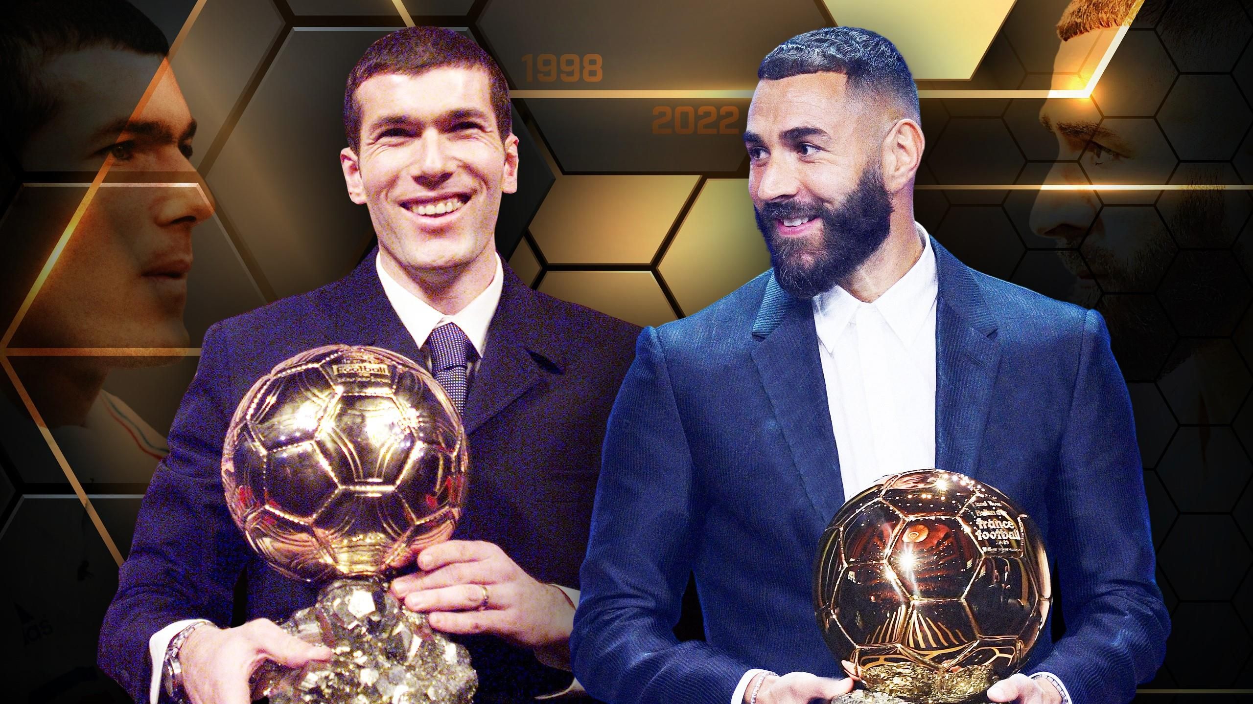 Football. Karim Benzema remporte le Ballon d'Or, 24 ans après Zidane