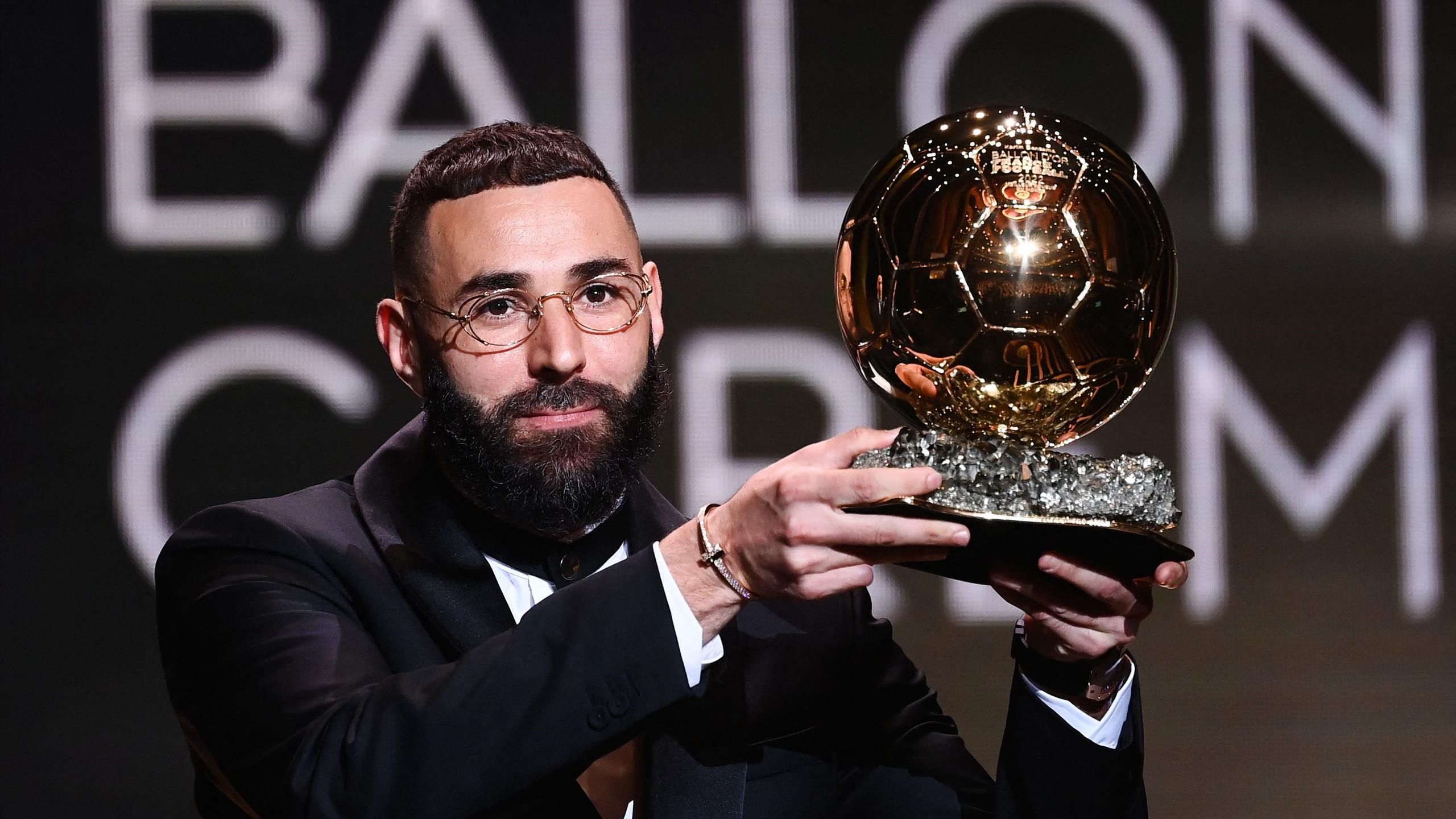 Ballon d'Or 2022 voting revealed: Karim Benzema wins by second biggest margin ever from Sadio Mane - Eurosport