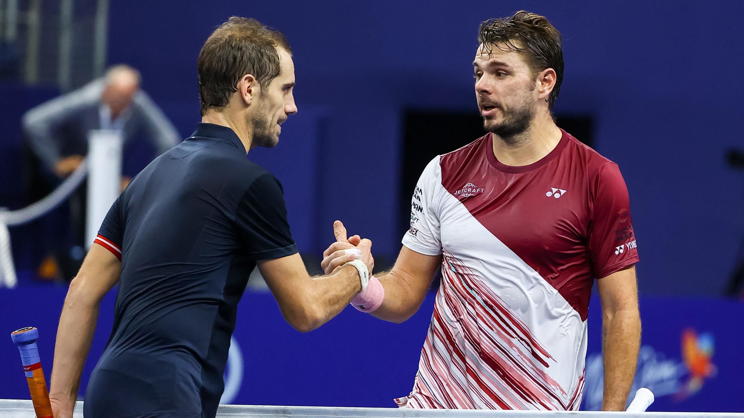 ATP Antwerpen Richard Gasquet gewinnt in der 1. Runde gegen Stan
