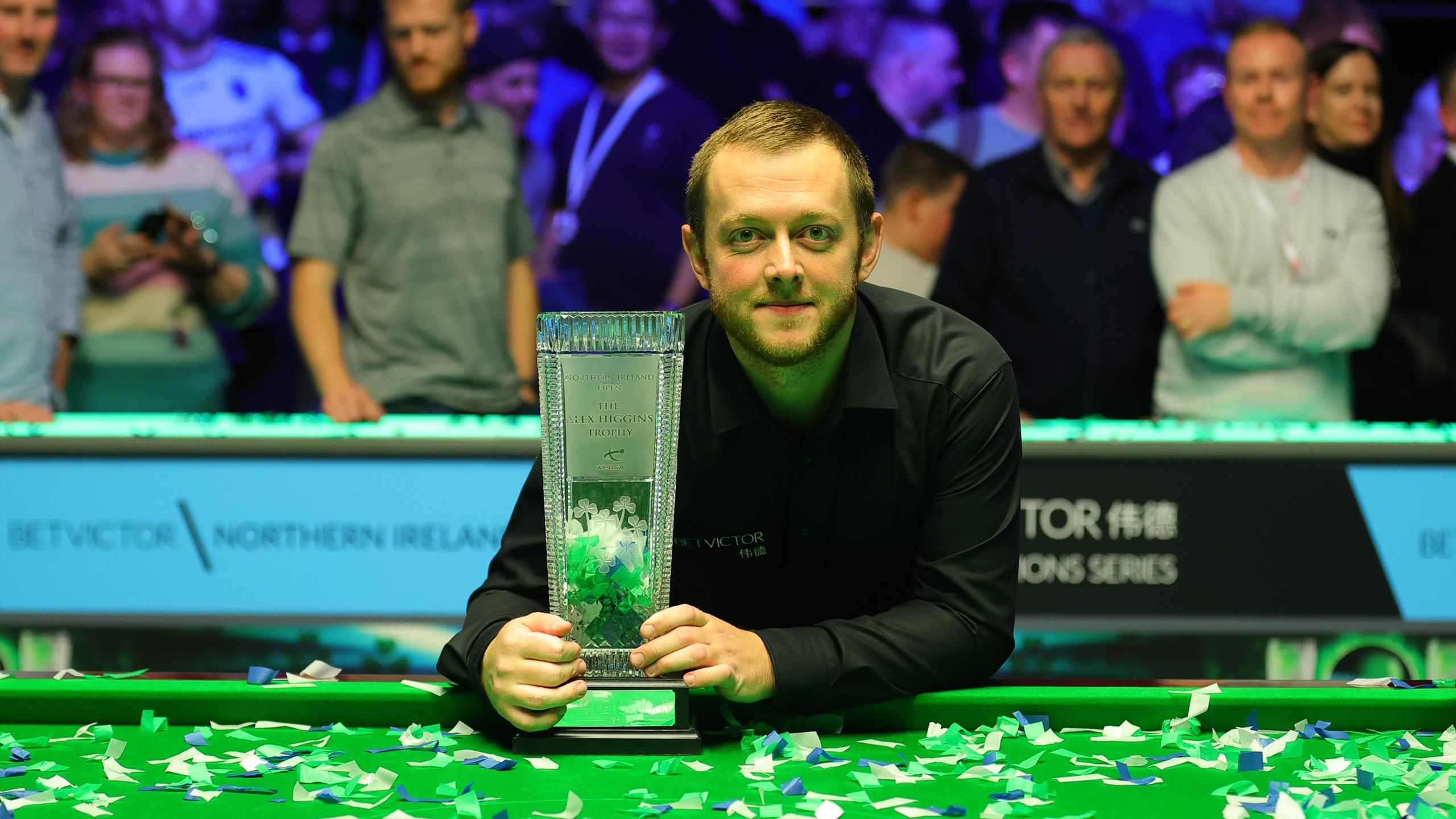 Mark Allen ready to celebrate special Northern Ireland Open win - I wonder how many Jagerbombs you can fit in this?