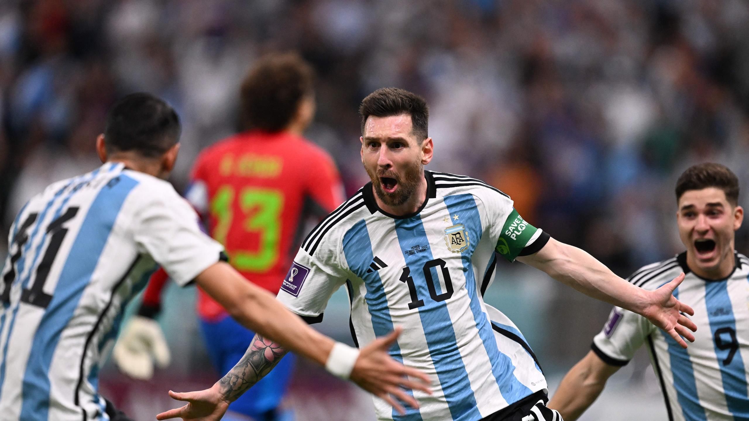 Messi leads Argentina to win over Mexico at World Cup